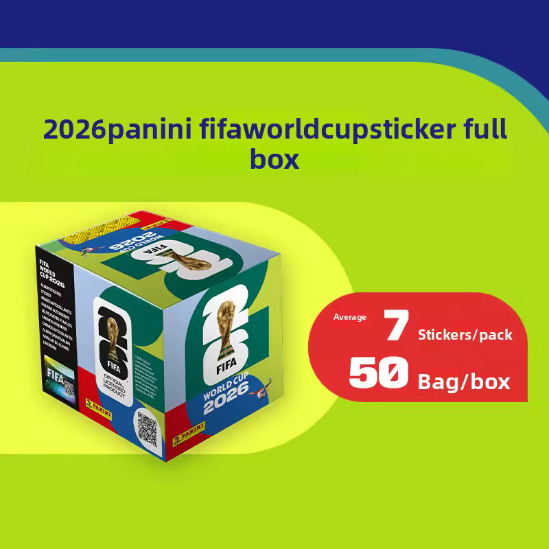 2x In-stock FIFA World Cup 2026 Official Sticker Collection (Box of 50) HOT New
