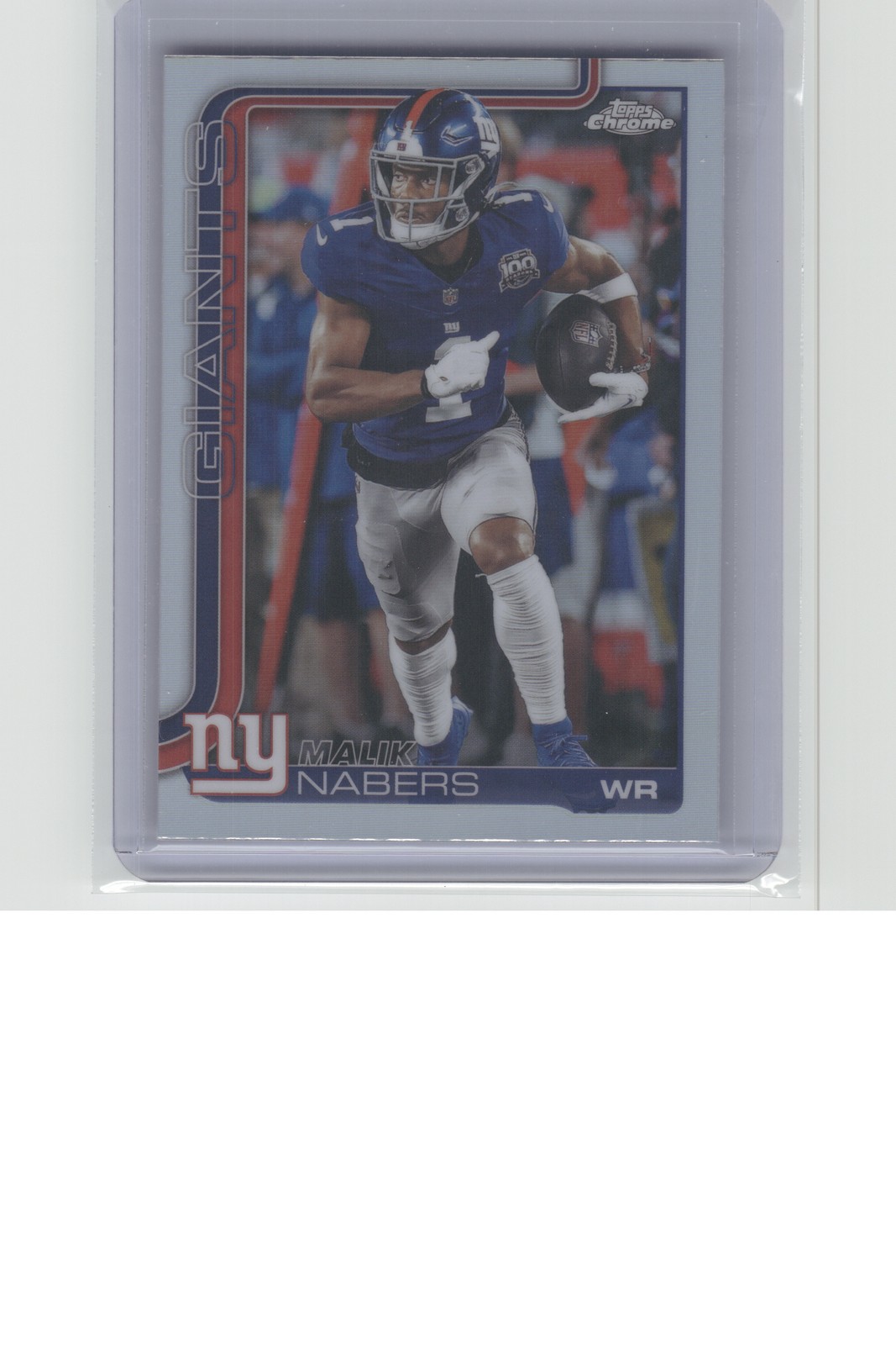 2025 Topps Chrome #225 Malik Nabers Refractor B33R3C26