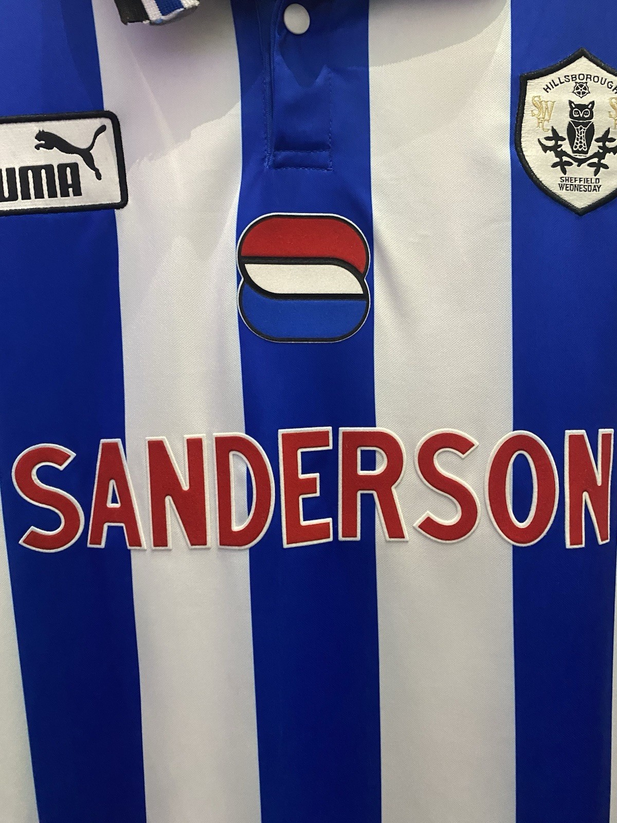 Sheffield Wednesday 97/98 Home Shirt Size Adults Large #11 Di Canio