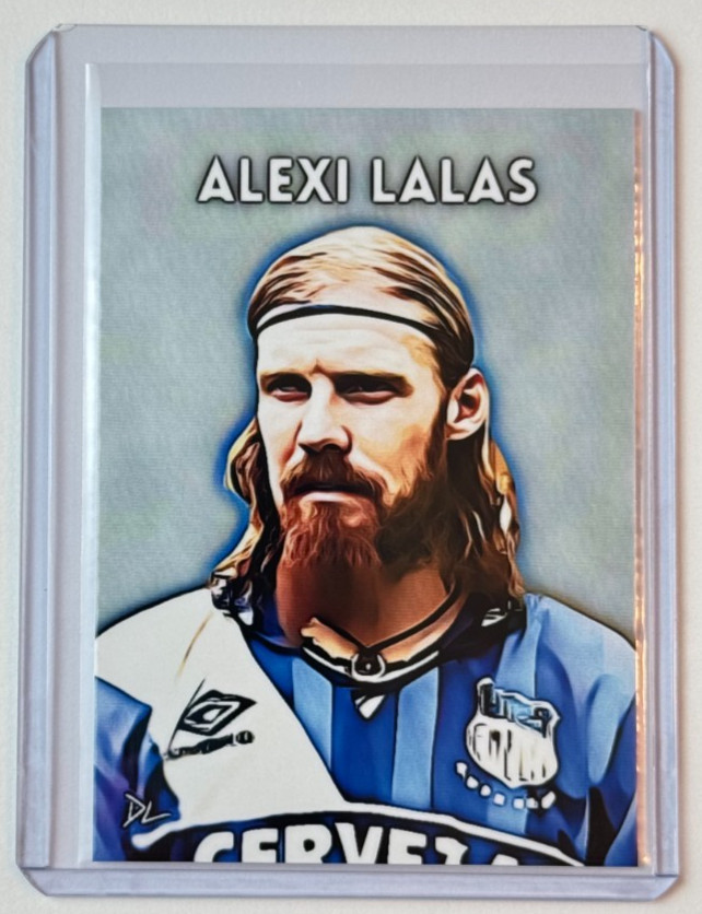 Alexi Lalas Limited Edition Artist Signed “Emelec” Trading Card 1/10