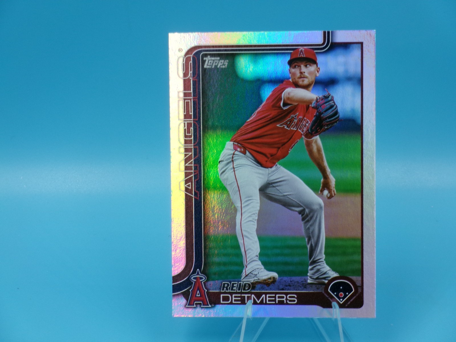 2025 Topps Series 2 Reid Detmers Rainbow Foil ANGELS #471