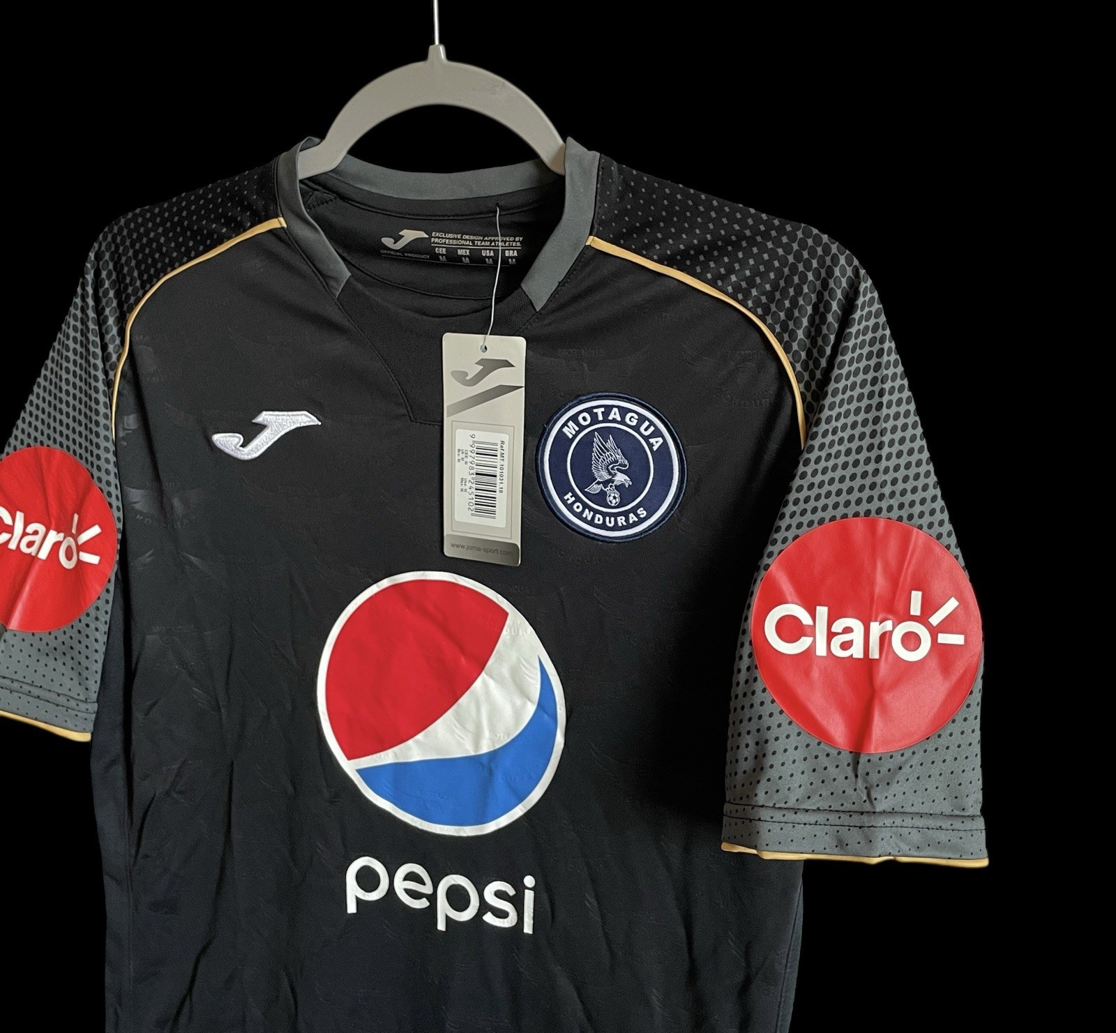 NEW 2018 FC Alt Kit Joma Motagua Honduras Pepsi Soccer Jersey Men’s Medium