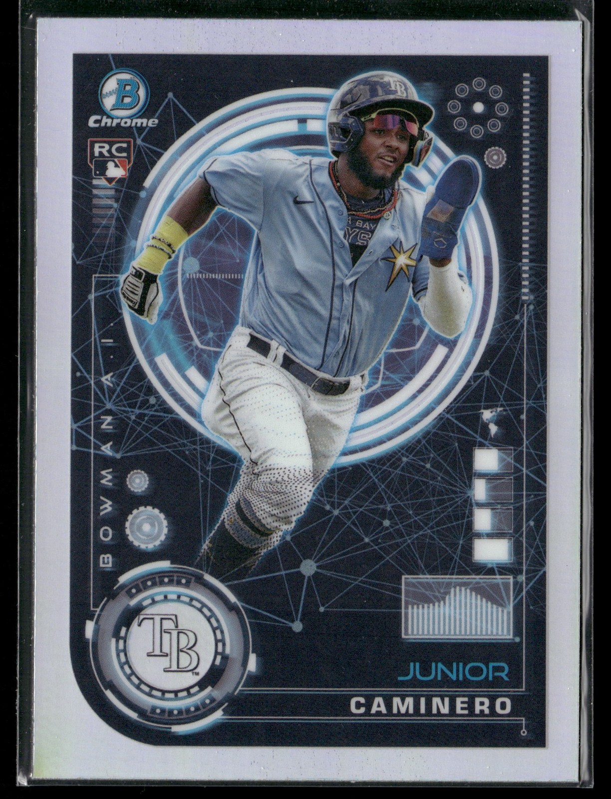 2024 Bowman #BAI-20 Junior Caminero Bowman A.I.