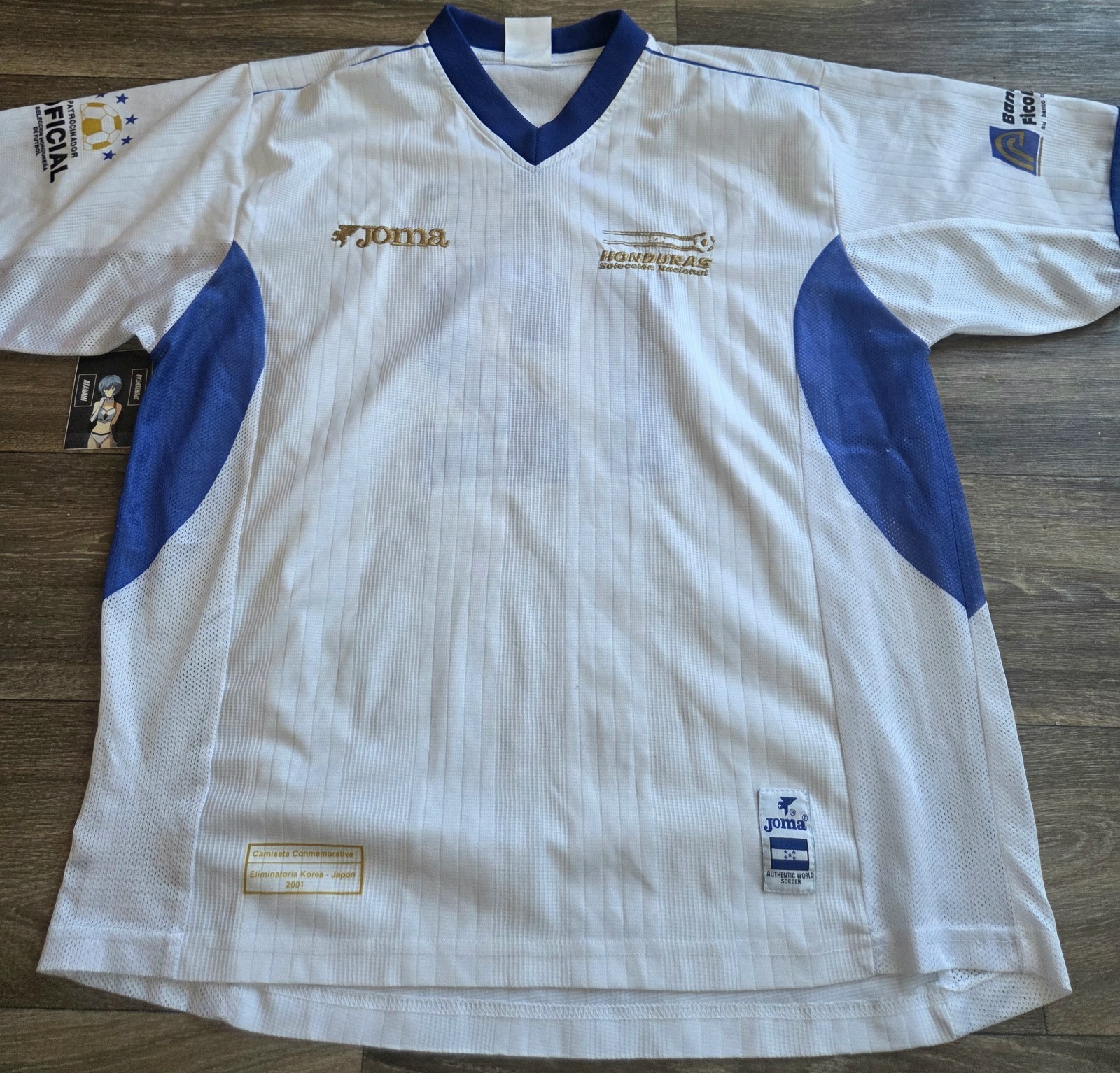 Joma Honduras 2001 Home Commemorative Futbol Soccer Jersey Mens Size XL Rare