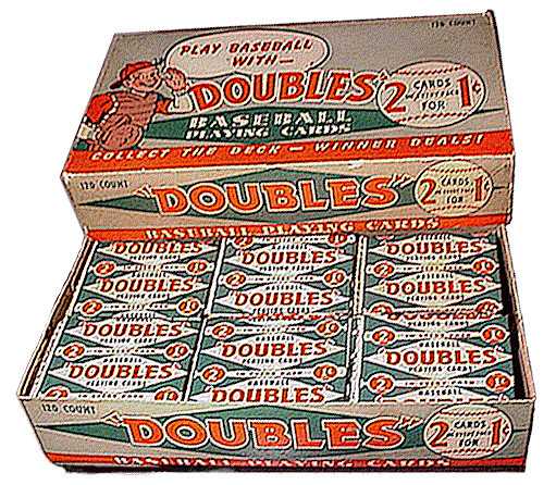 1952 MICKEY MANTLE ROOKIE CARD CHASE BOX-21 pack -Auto-2 cards 1950/60’s