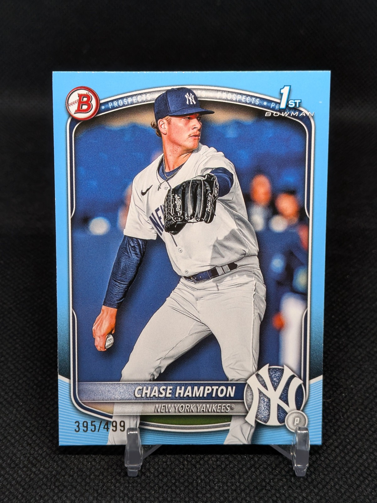 2025 Bowman – Prospects Chase Hampton #BP-57 Sky Blue /499 (RC)