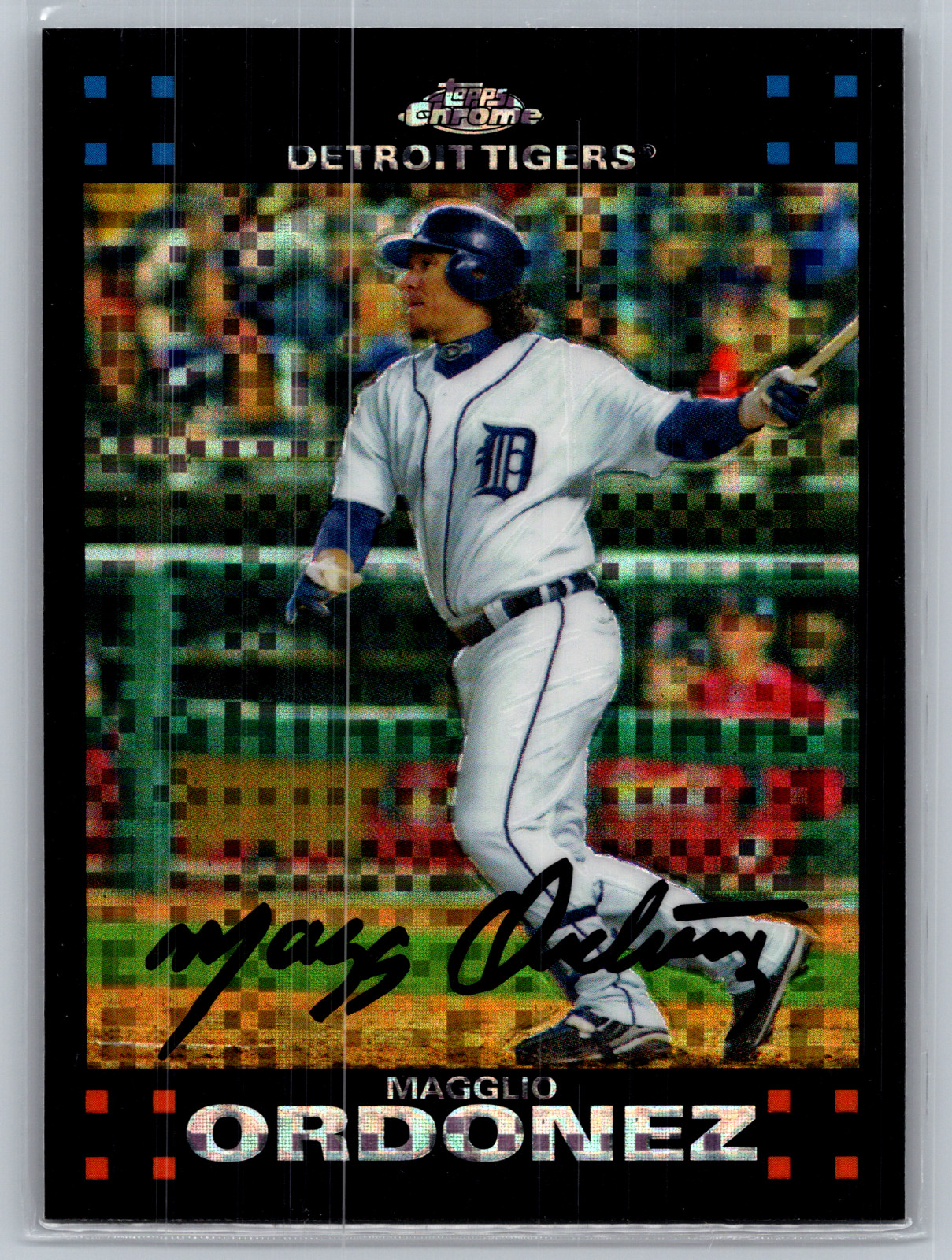 2007 Topps Chrome X-Fractor Magglio Ordonez #119