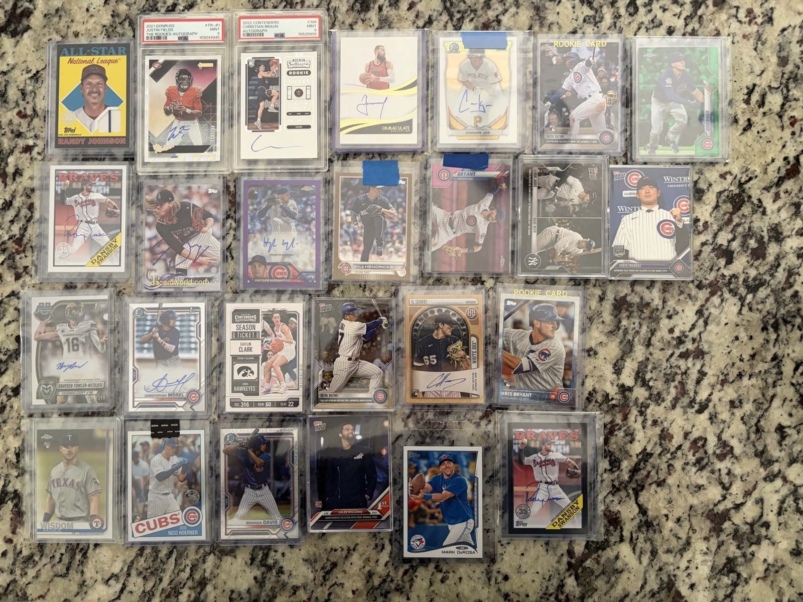 Lot of Varied Sports Cards Various Brands and Players See Photos