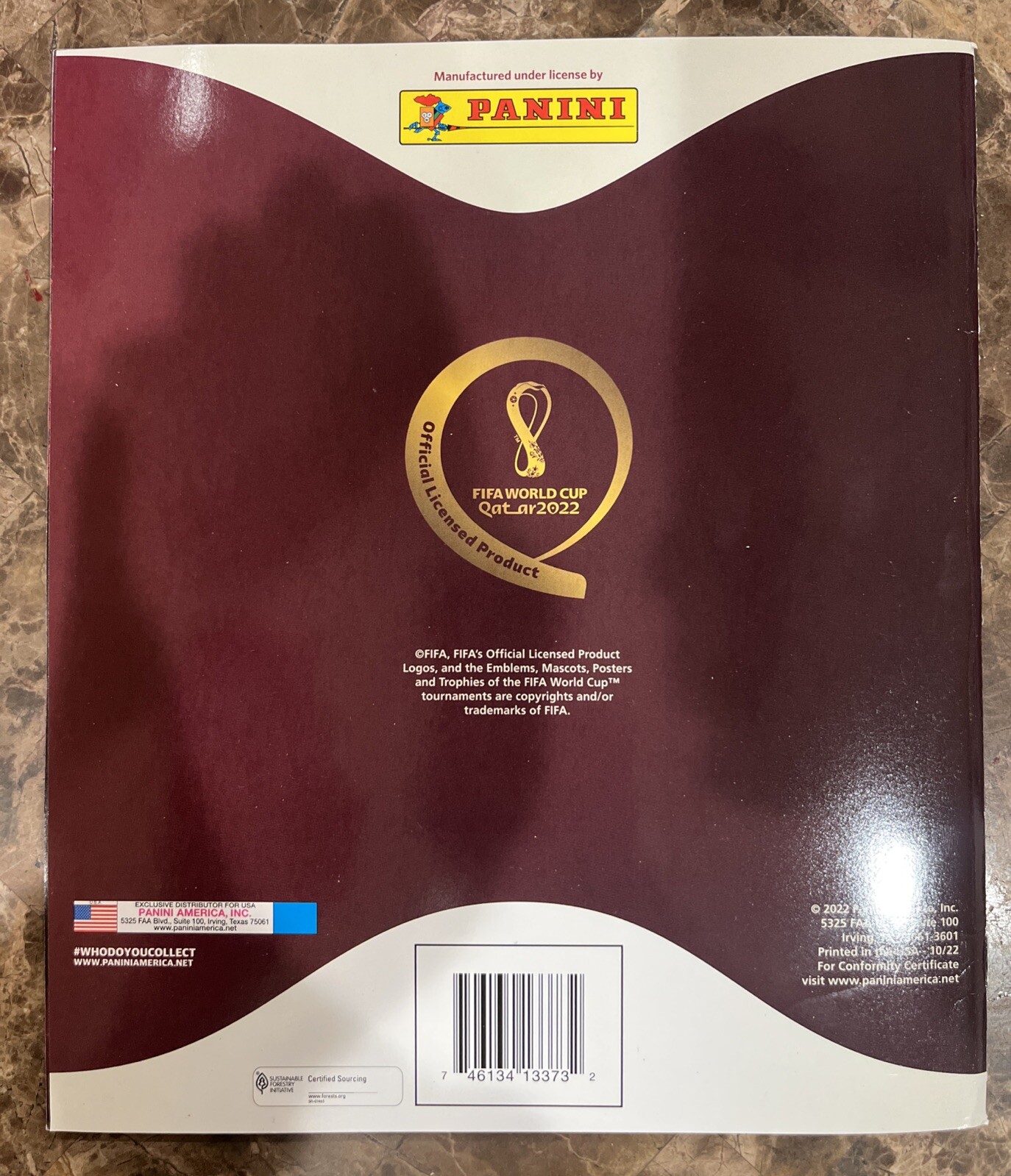FIFA World Cup 2022 Qatar Sticker Album Soccer Book Panini & (10) Stickers NEW