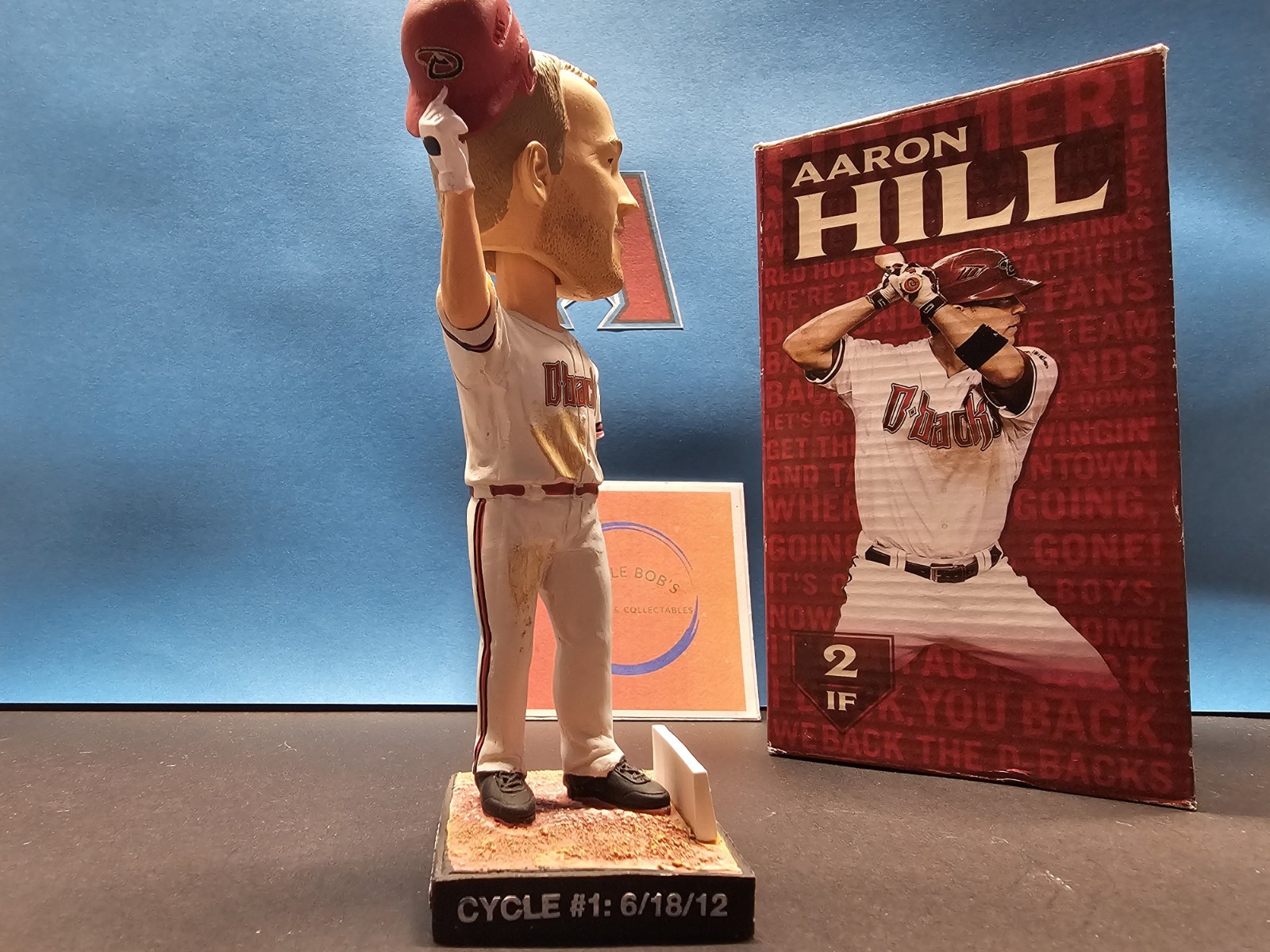 Aaron Hill Arizona Diamondbacks MLB 2013 SGA Bobblehead NIB BiCycle