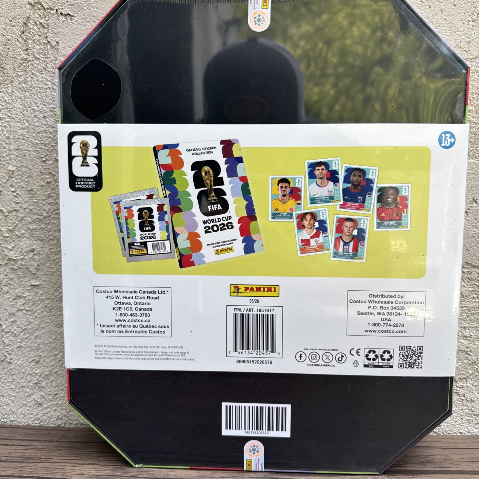 FIFA World Cup 2026 Stadium Box Hardcover Album 40 Packs NEW