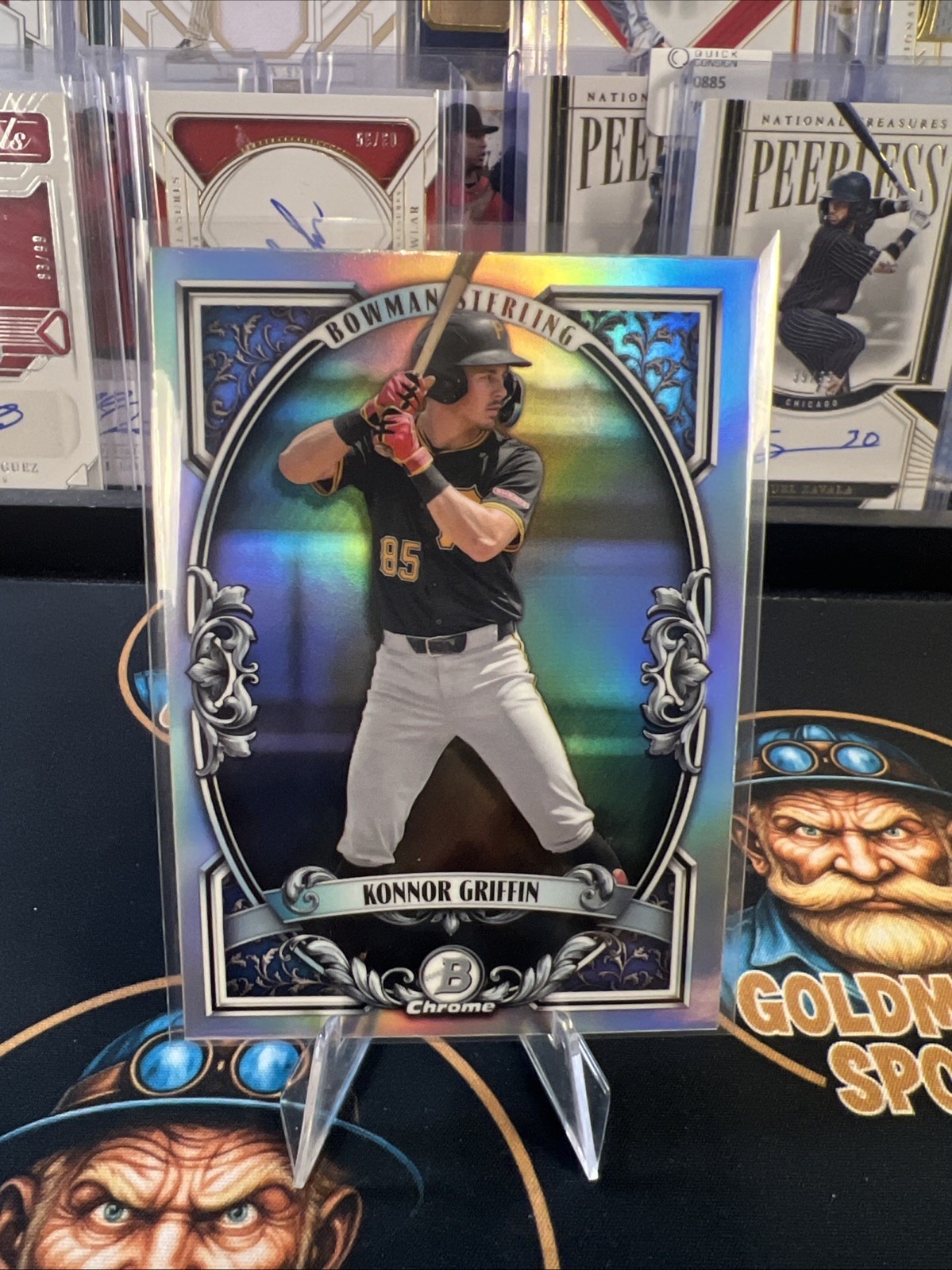 2026 Bowman Chrome Konnor Griffin Sterling Insert BST-7 Pittsburgh Pirates
