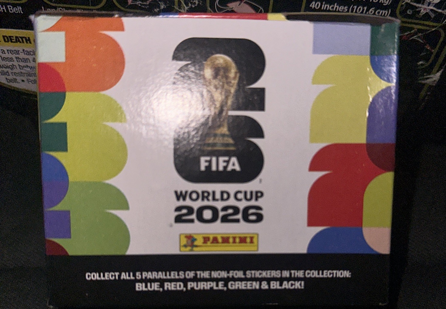 2026 Panini FIFA World Cup Album Sticker Box Of 25 Packets Sealed Brand New