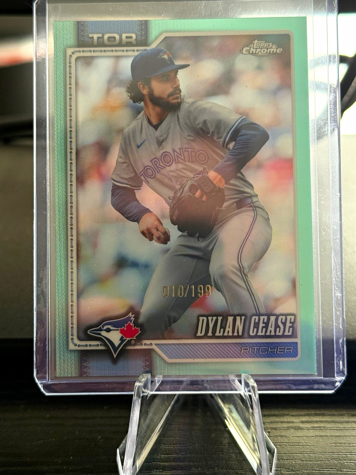 2026 Topps Chrome Dylan Cease #208 aqua /199