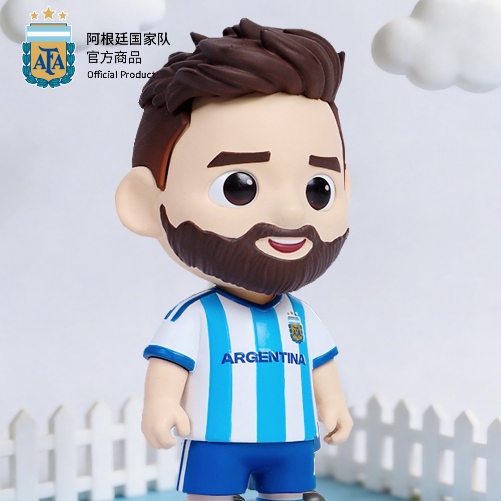 Official Argentina National Team Cute Messi PVC Figure