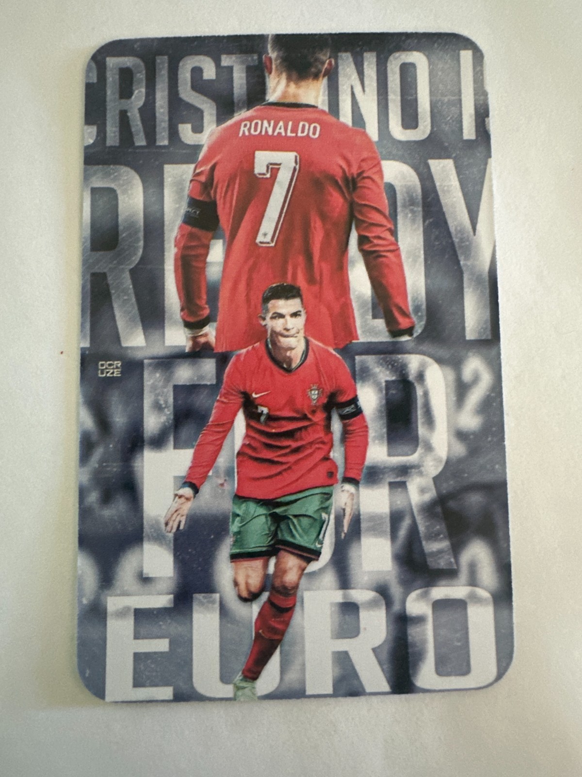 2024 World Football Stars Cristiano Ronaldo Real Madrid Soccer Card #38