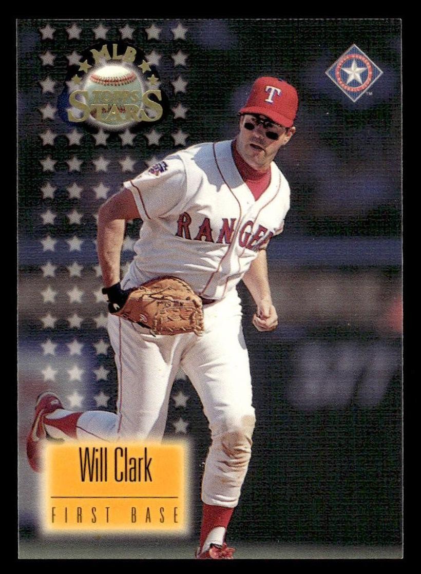 1997 Topps Stars #66 Will Clark Card Texas Rangers