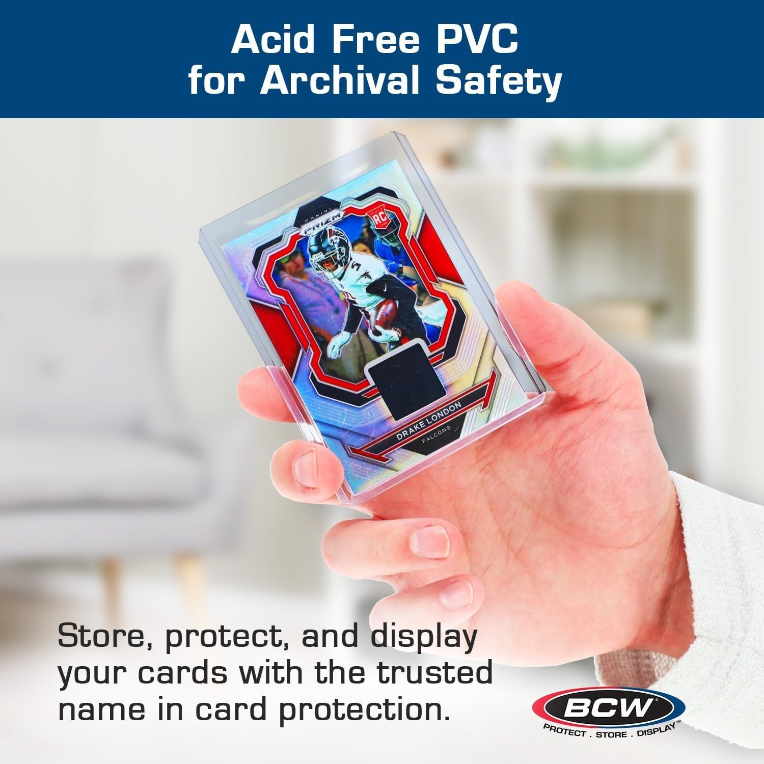 10 BCW Thick Card Topload 108 Pt. Holders 3×4 Protector Rigid PVC Clear Storage
