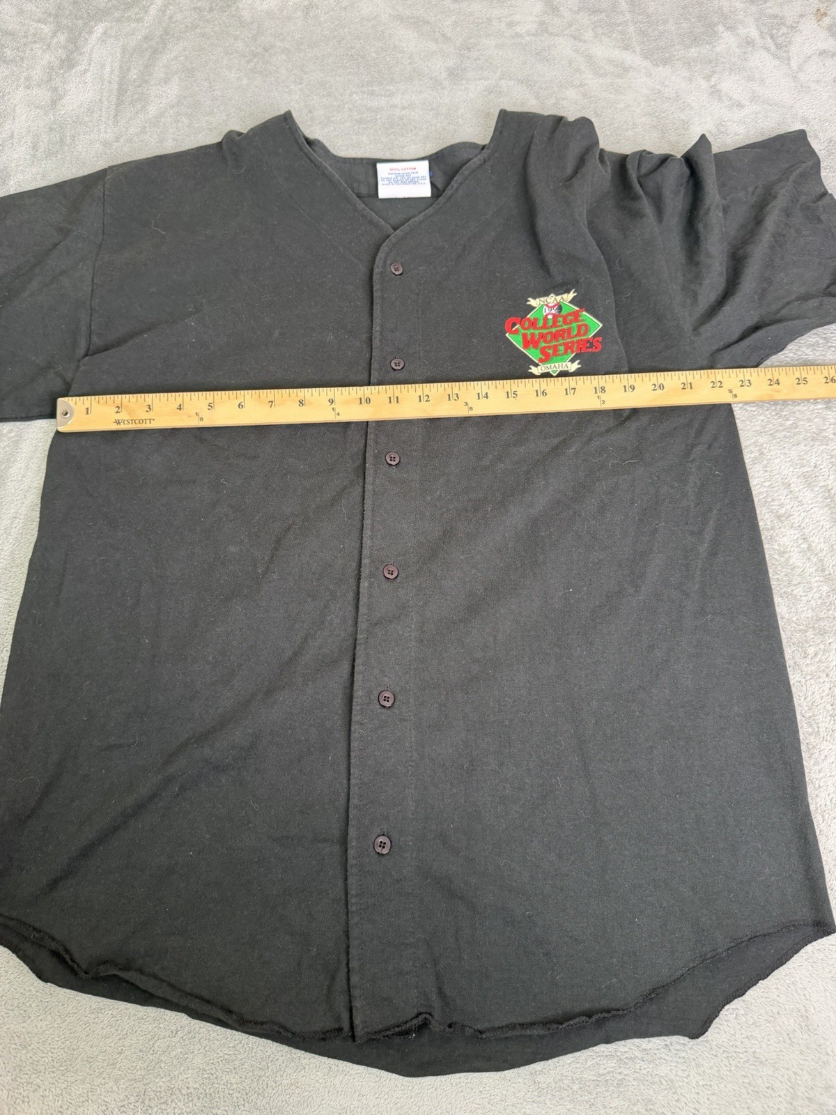 Vintage 1994 NCAA College World Series Jersey Men’s Size XL Black