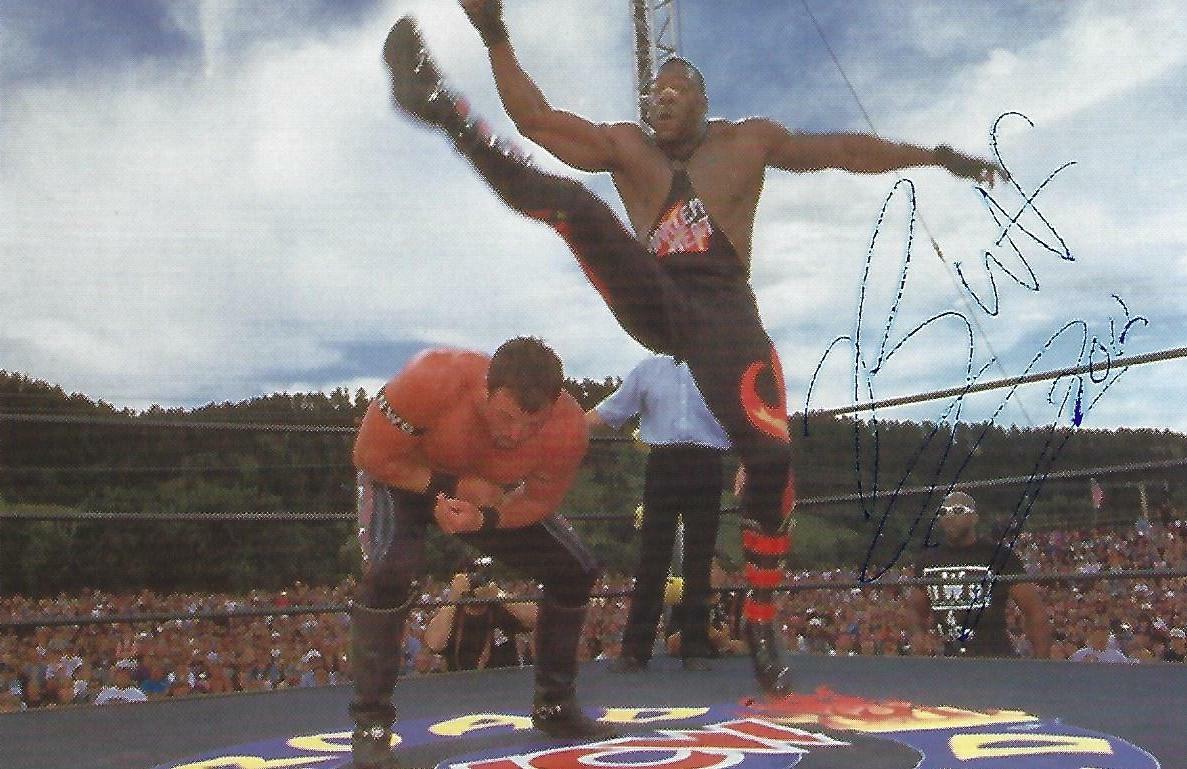 Buff Bagwell Signed 1998 WCW NWO Panini 4×6 Photo Card #58 Auto’d Autograph WWE