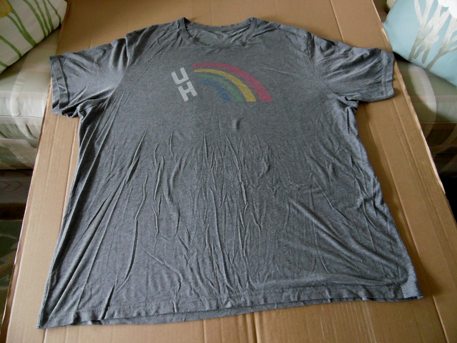 Homefield 4XL T-Shirt University of Hawaii Rainbows Cotton/Polyester/Rayon Mix