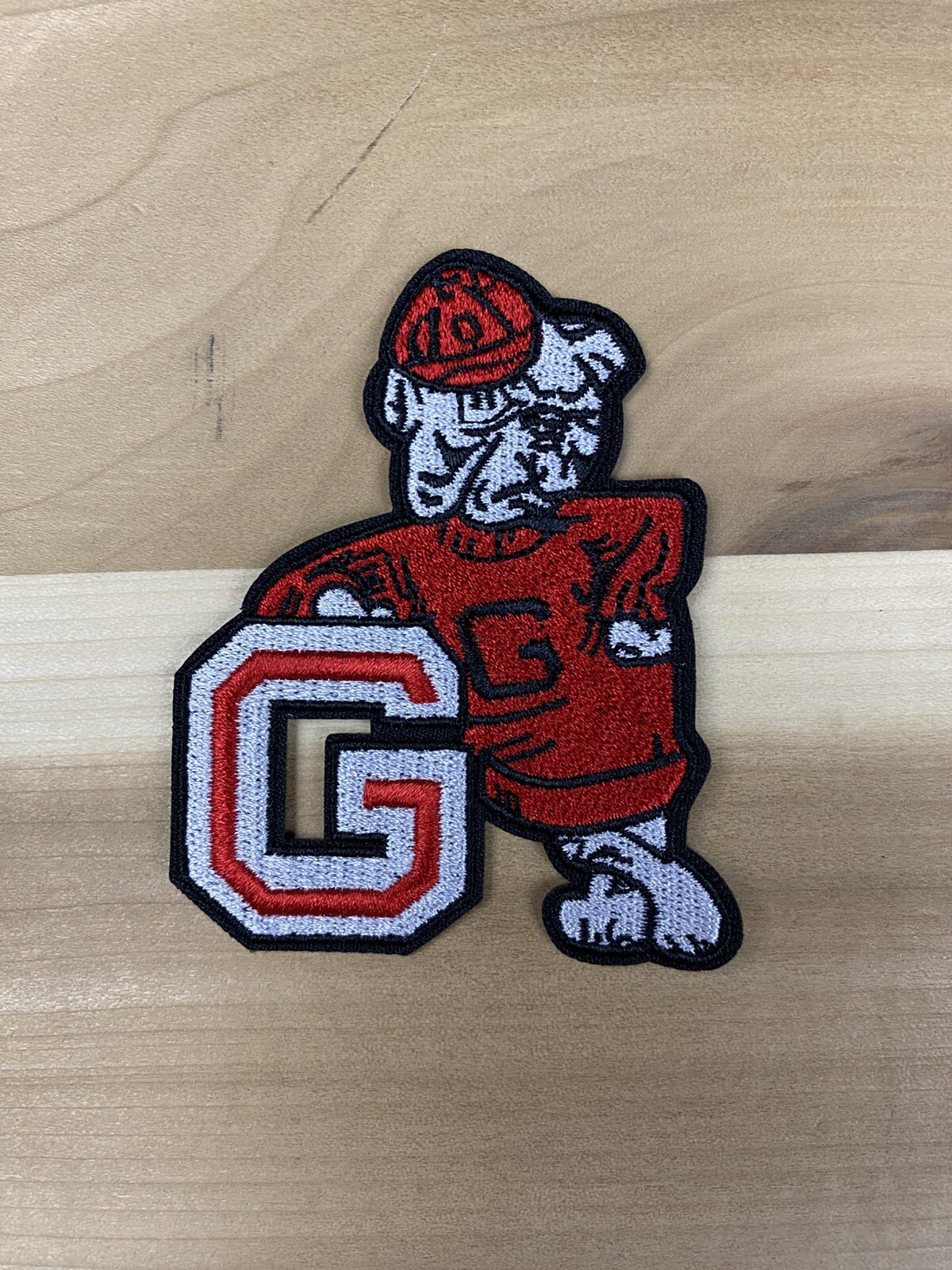 UGA GEORGIA BULLDOGS VINTAGE Embroidered Iron On Patches Bundle