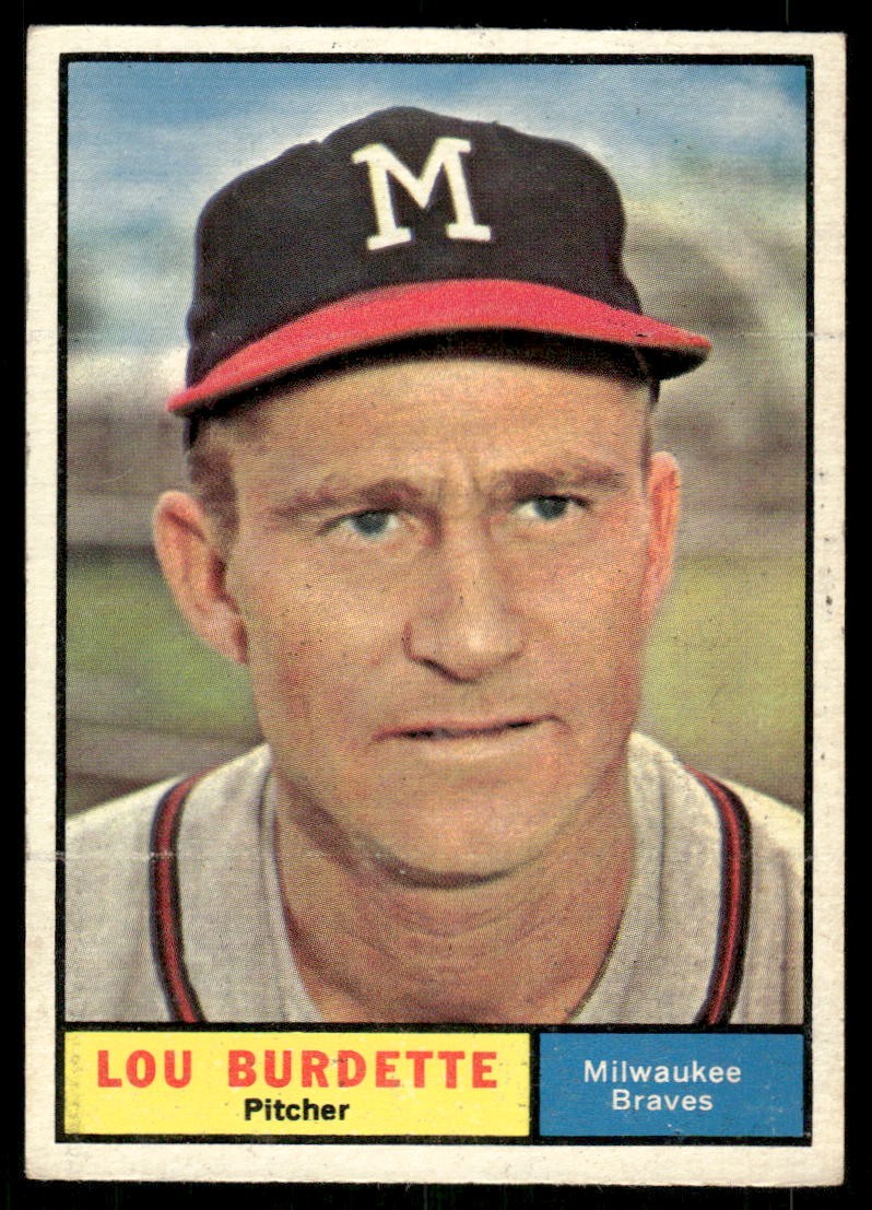 1961 Topps #320 Lou Burdette – VG-EX
