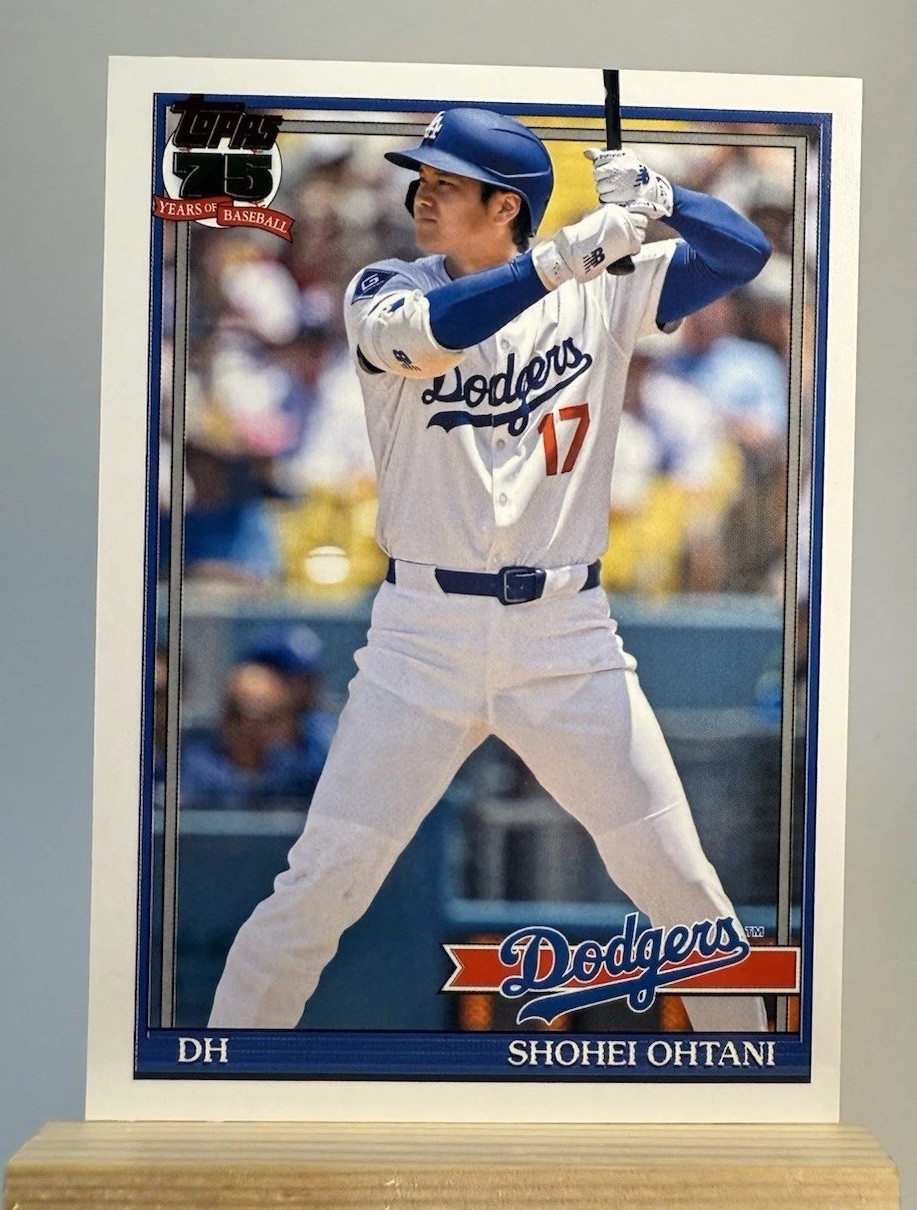 2026 Topps series 2 Shohei Ohtani 1991 variation #91B2-1 Dodgers
