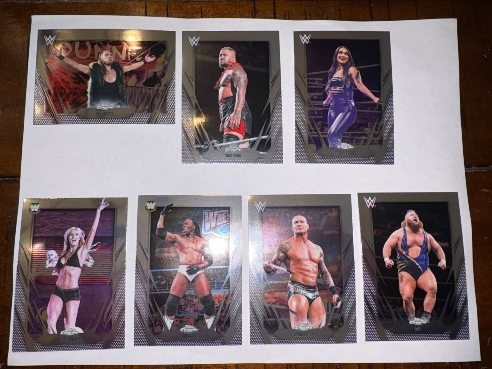 2026 TOPPS CHROME WWE BASE WRESTLING CARDS YOU CHOOSE DISCOUNTS FOR MULT WWF NXT