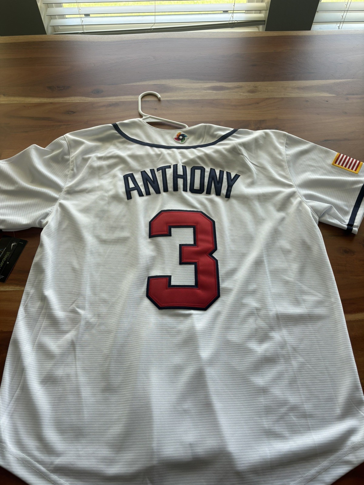 ROMAN ANTHONY WORLD BASEBALL CLASSIC JERSEY 2026 RED SOX MENS LARGE HOT 🔥