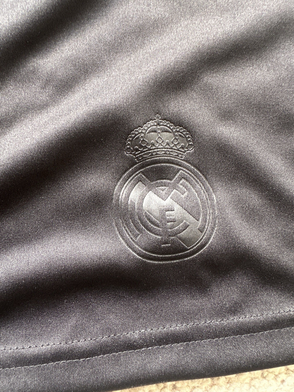READ NWT Rare Vintage Adidas Real Madrid 2008/09 3rd CL Black Jersey Men’s M