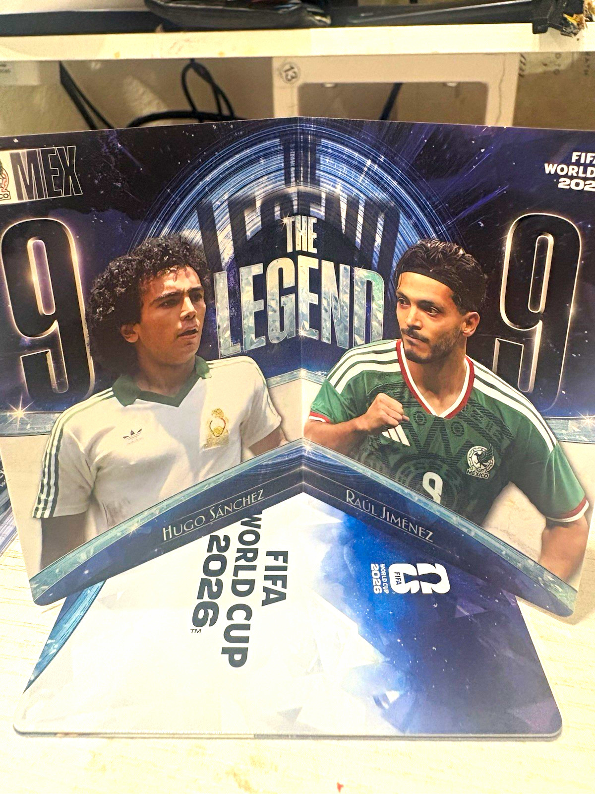 Panini FIFA World Cup 2026 Hugo Sánchez Raúl Jiménez Mexico Sticker #9