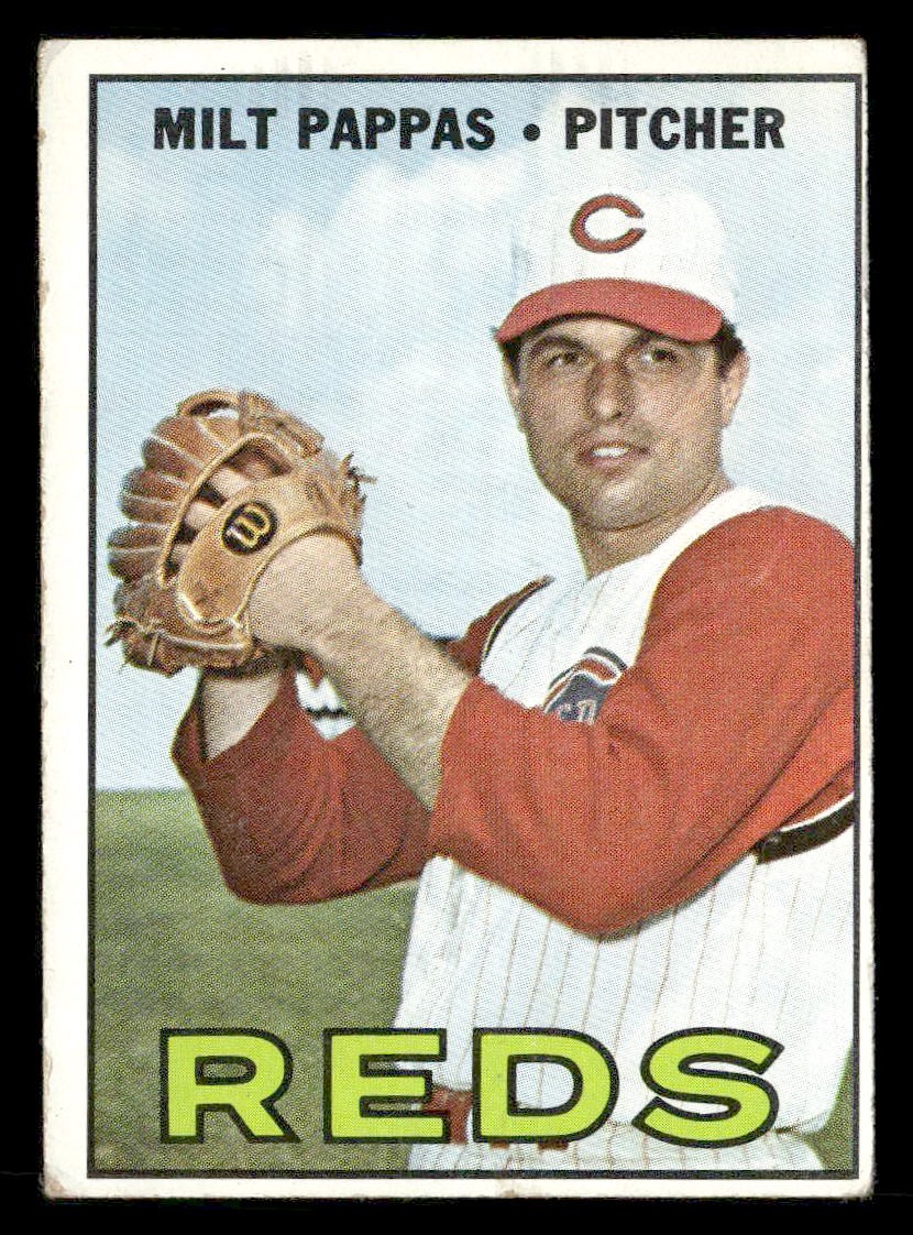 1967 Topps #254 Milt Pappas GD – VG