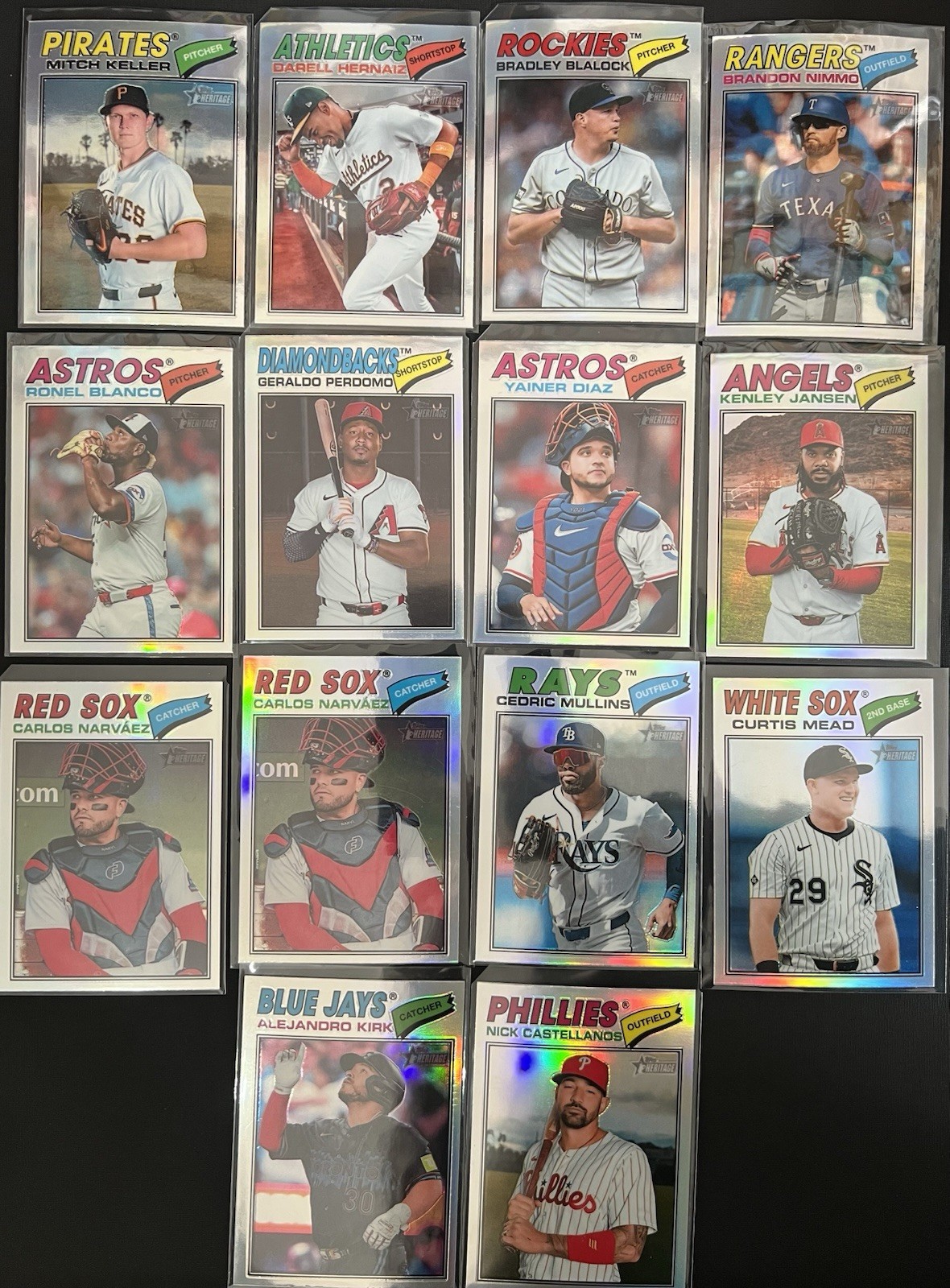 2026 Topps Heritage – Complete Your Set – Veteran Players Refractor Cards!