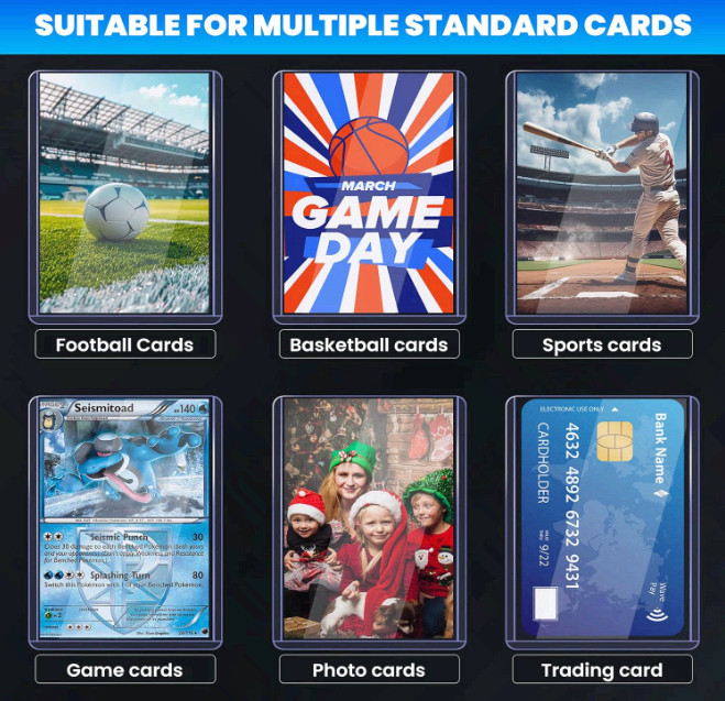 2000 Card Sleeves & Top Loaders 3×4, Baseball Trading Card Protectors Set