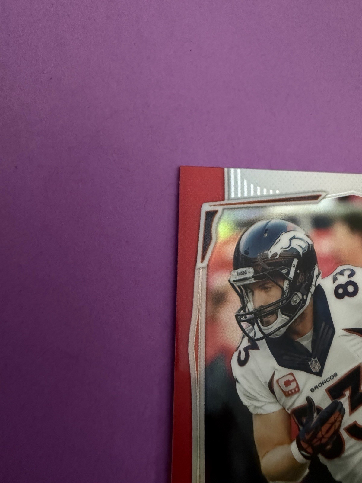 2014 Topps Chrome Wes Welker Red Refractor 19/25 PATRIOTS No. 26