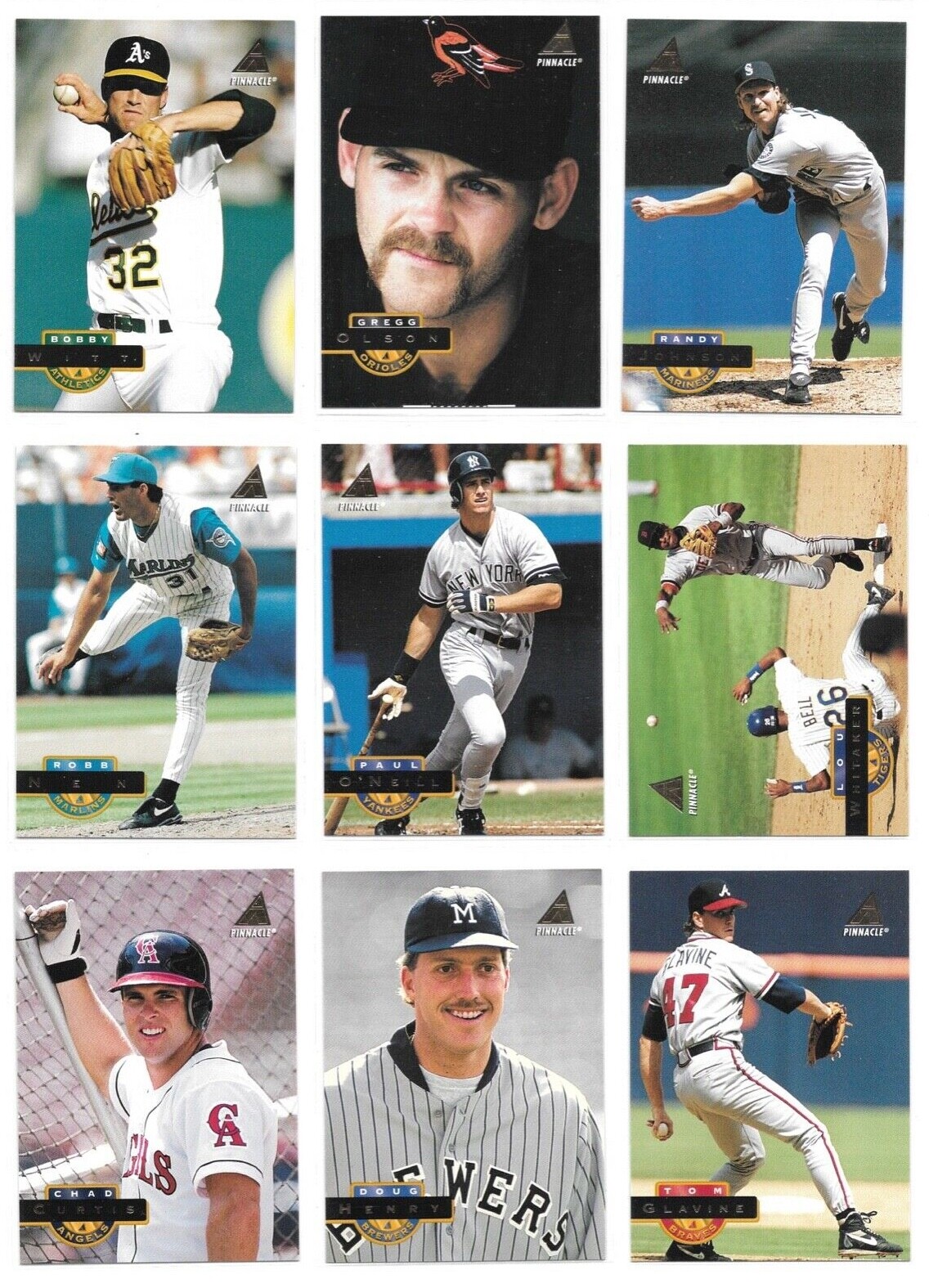 1994 Pinnacle Baseball Trading Cards / Choose From List #s 251-500 / mb19