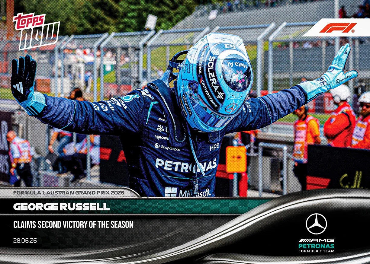 George Russell – 2026 Formula 1 Topps NOW® – Card 42 – *PRESALE*