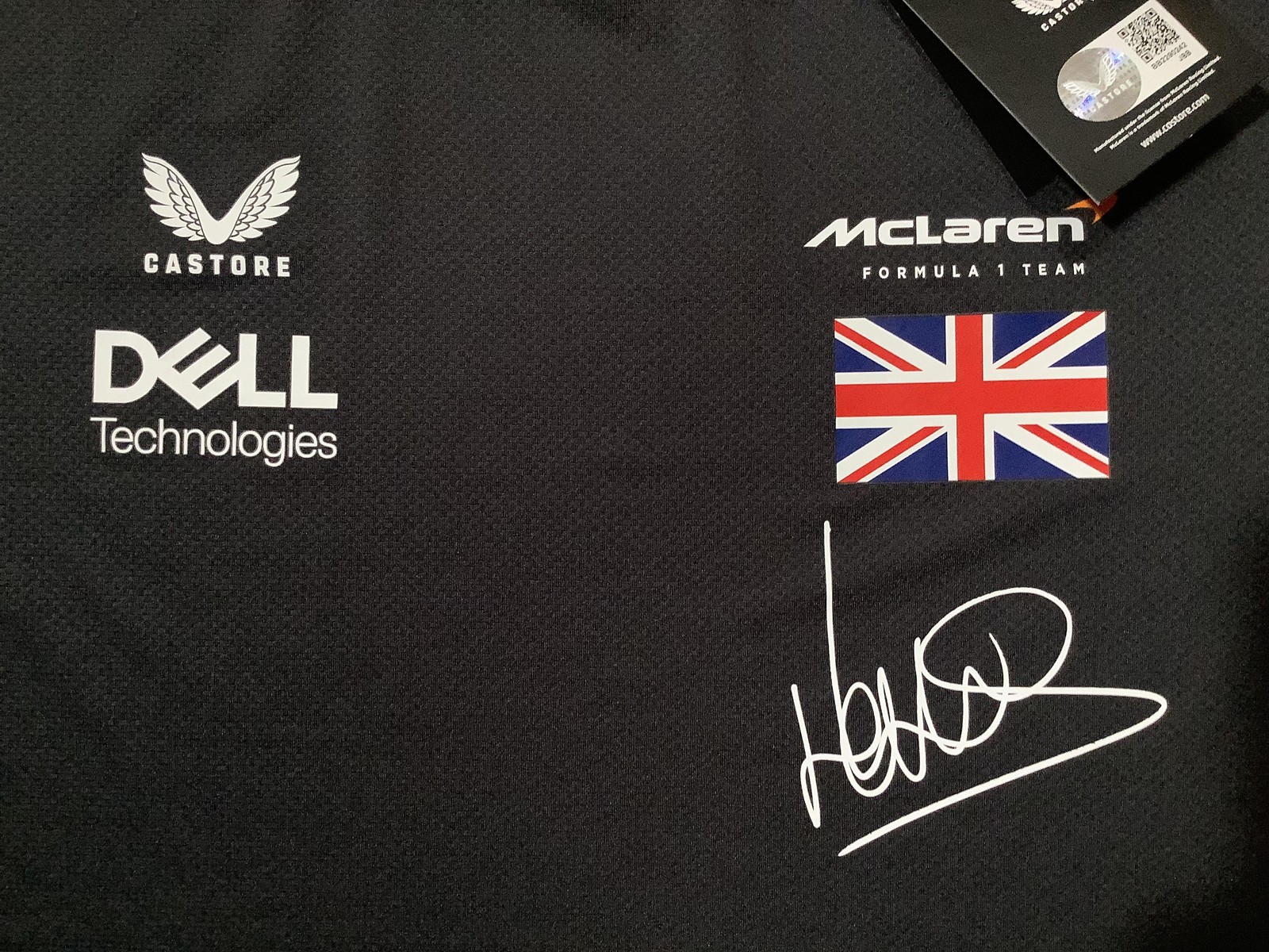 McLaren Formula 1 Team Shirt Mens Large Orange F1 Racing Castore Norris 4