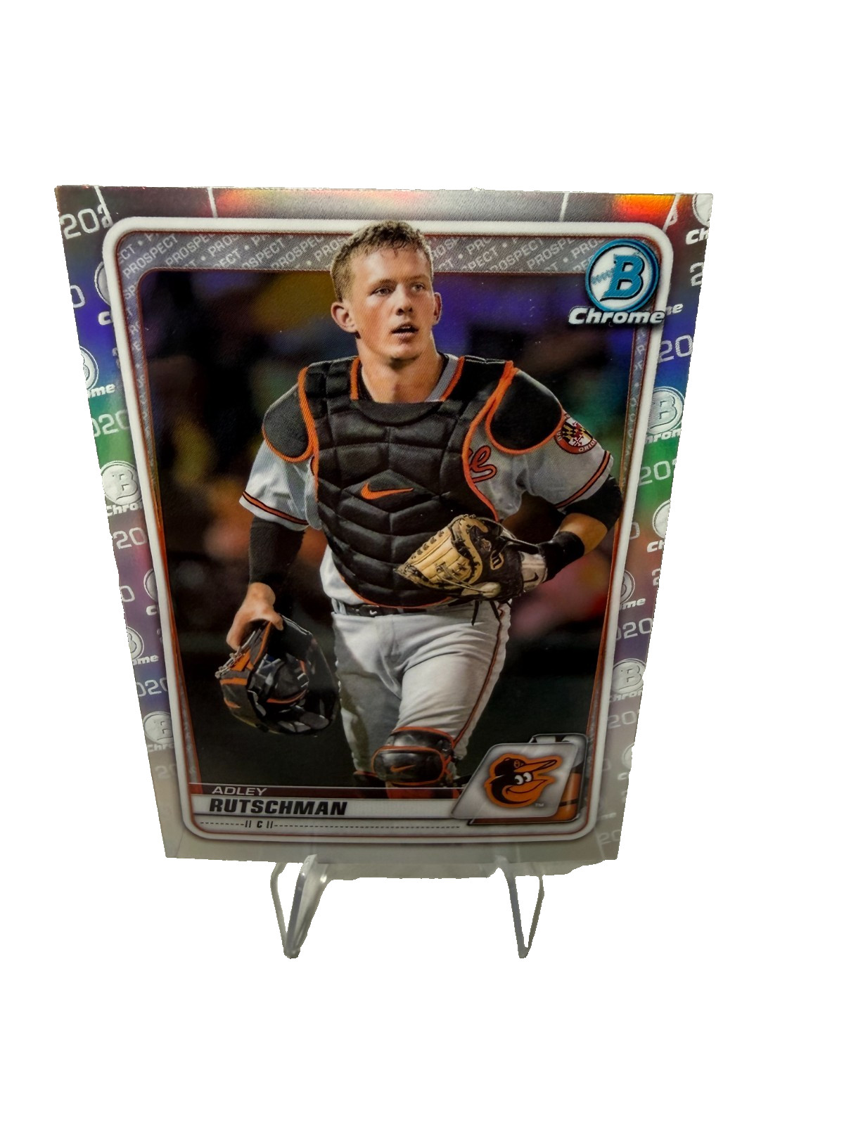Adley Rutschman 2020 Bowman Draft Chrome Refractor #BD-154 Orioles