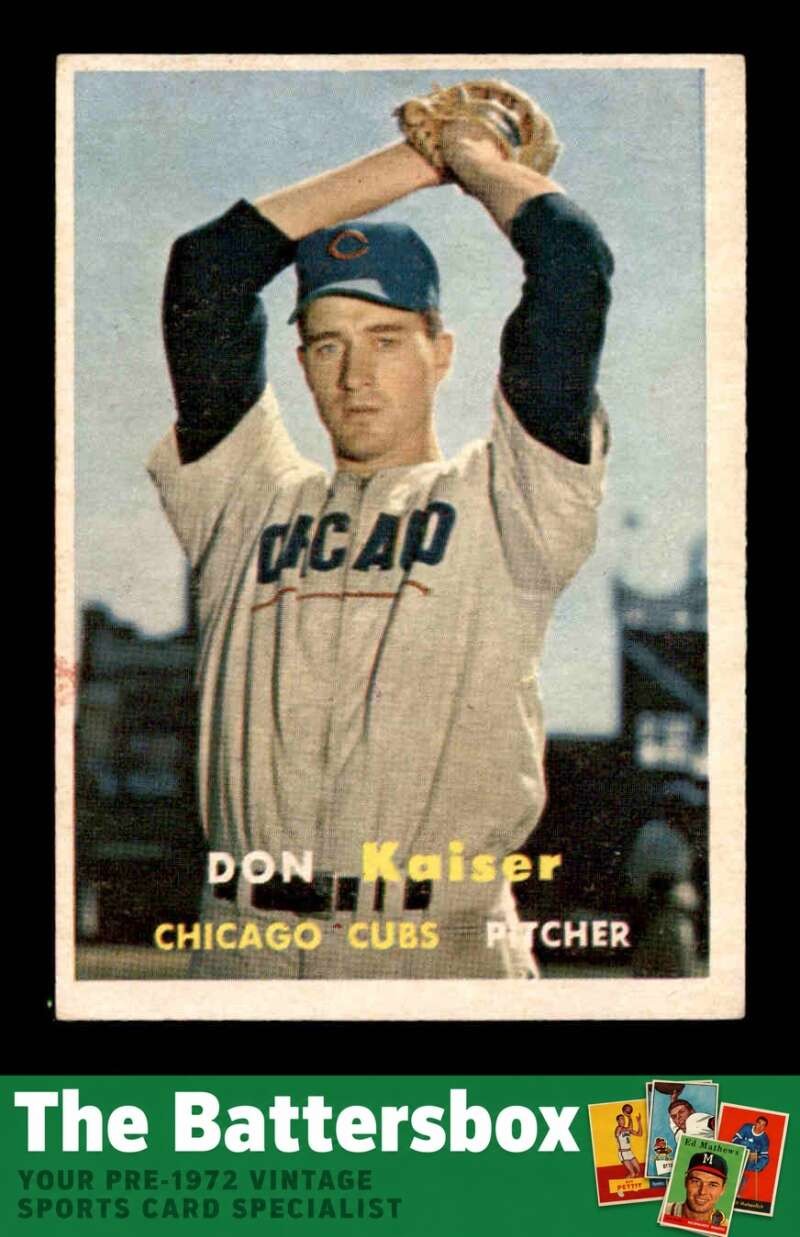 1957 Topps #134 Don Kaiser EX/EX+ X3777272