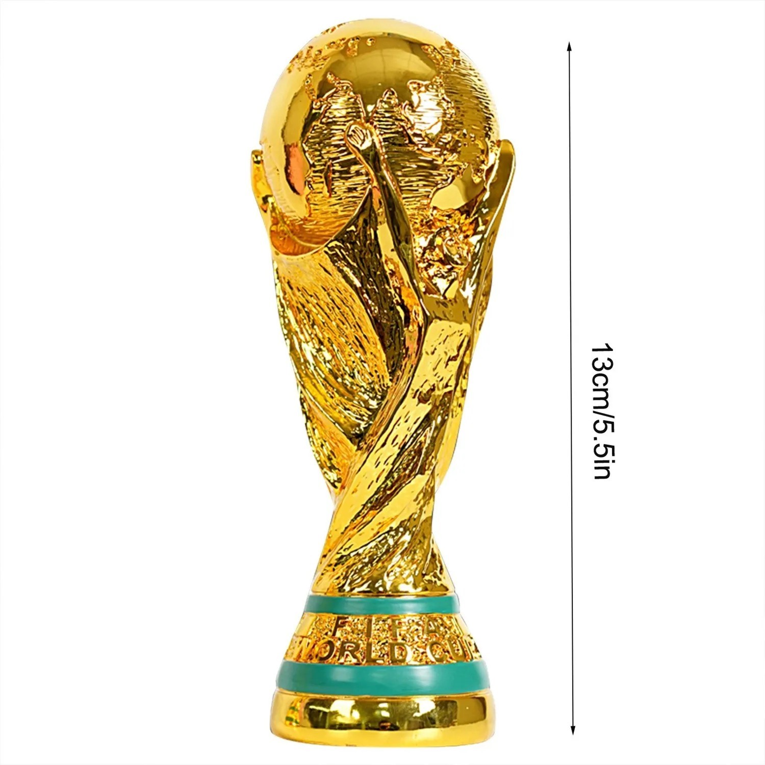 1Pc13/21/27/36cm Resin Cup Qatar 2022World Soccer Trophy Football Champion Award