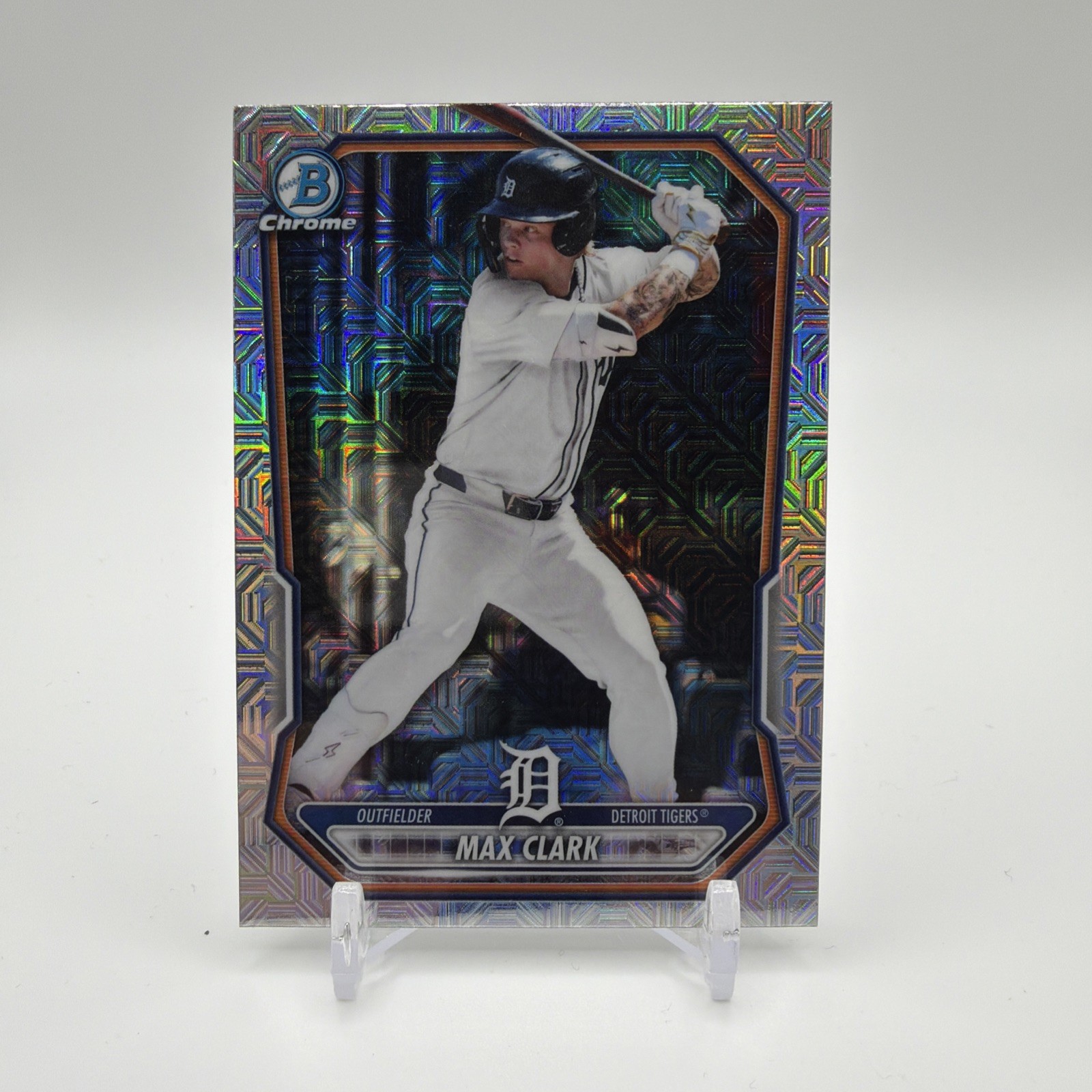 Topps Bowman Chrome 2026 Max Clark Mojo Refractor Detroit Tigers #BCP-2