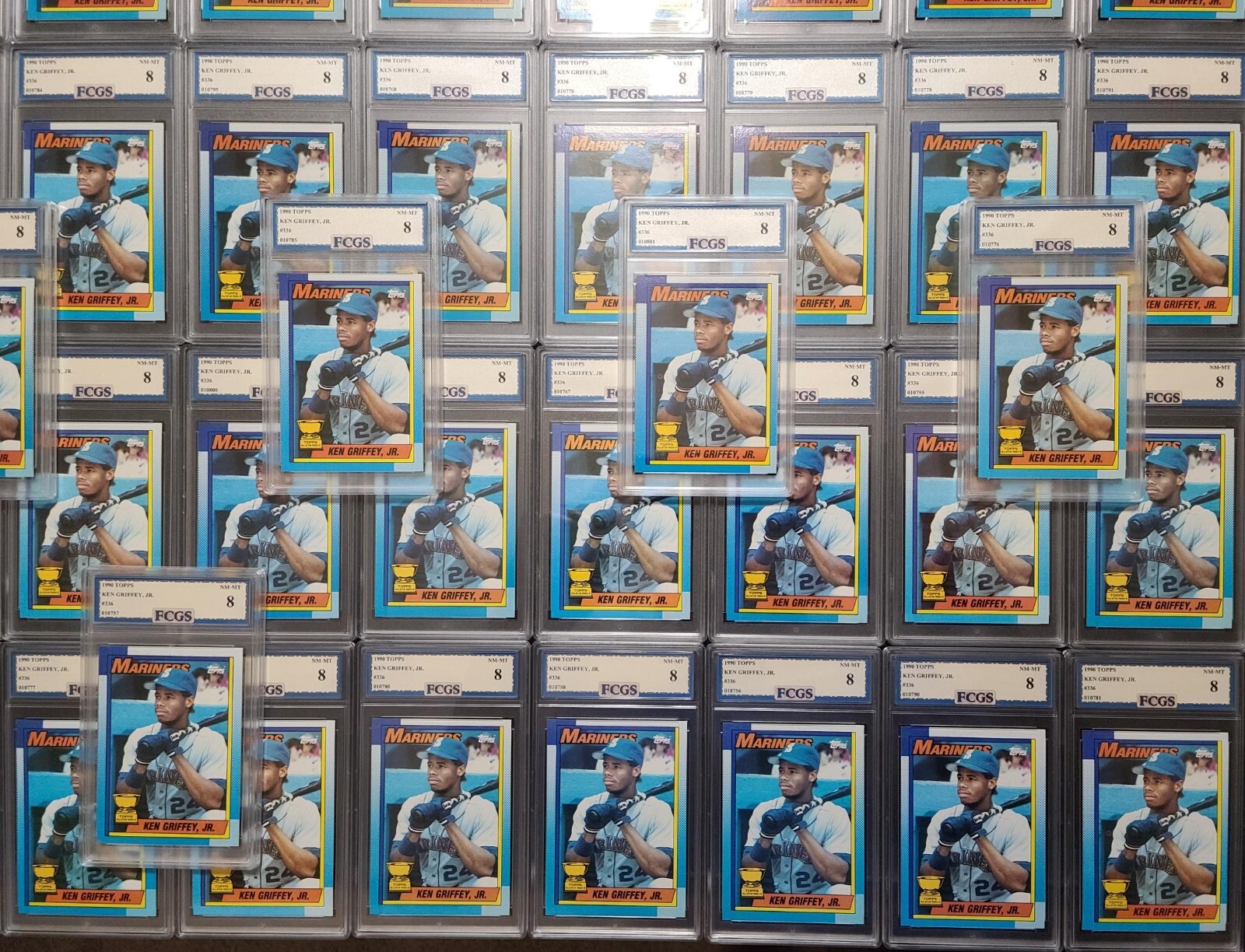 1990 Topps Ken Griffey, Jr. #336 Graded FCGS 8 NM-MT