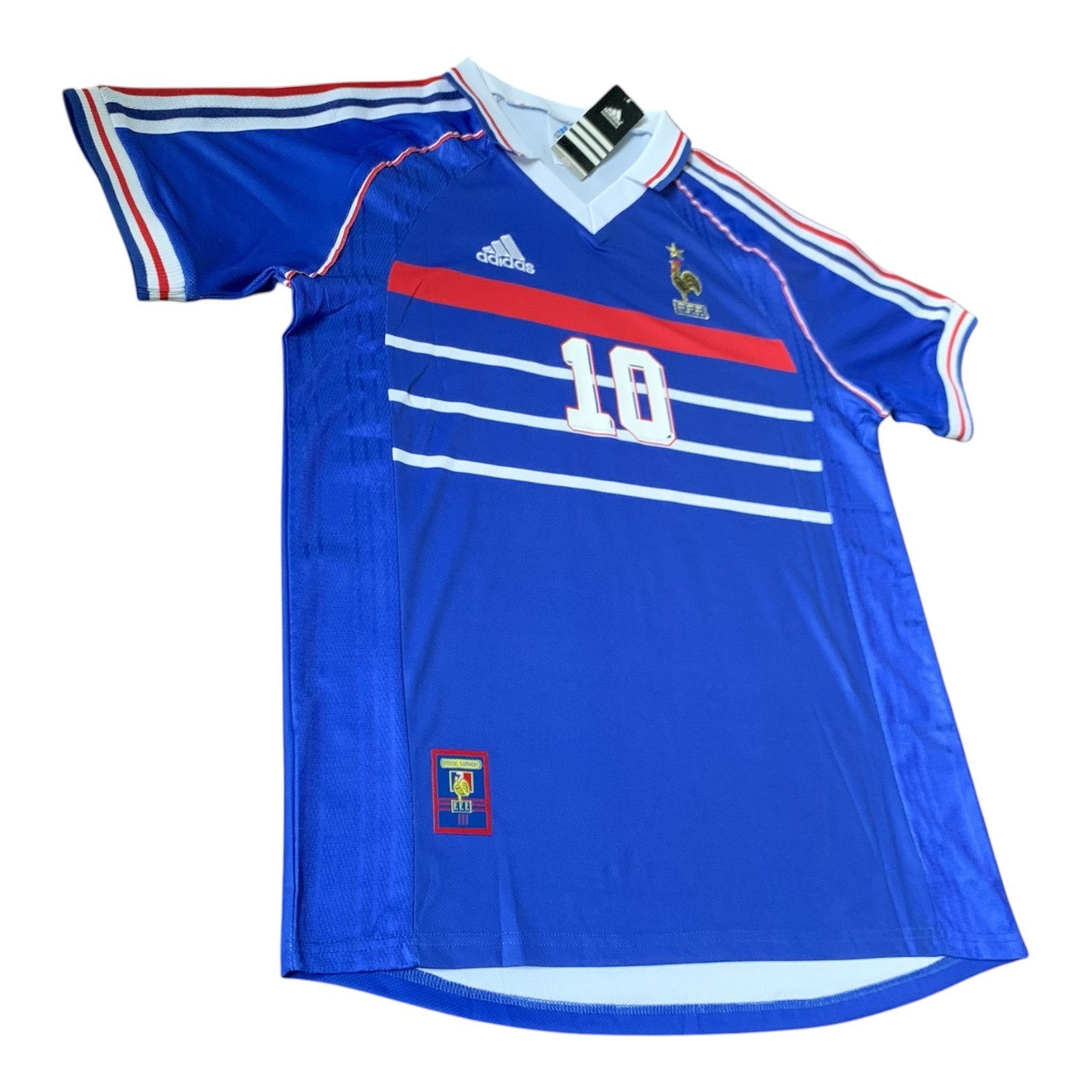 Zinedine Zidane France 1998 World Cup Home Jersey Retro Shirt – Mens Sizes – New