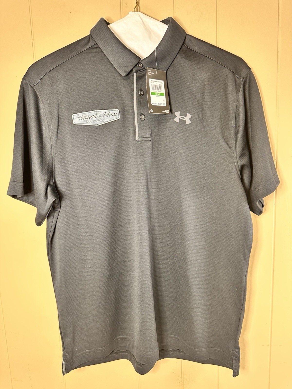 NASCAR Stewart-Haas Racing Under Armour Men’s Size L Polo Shirt