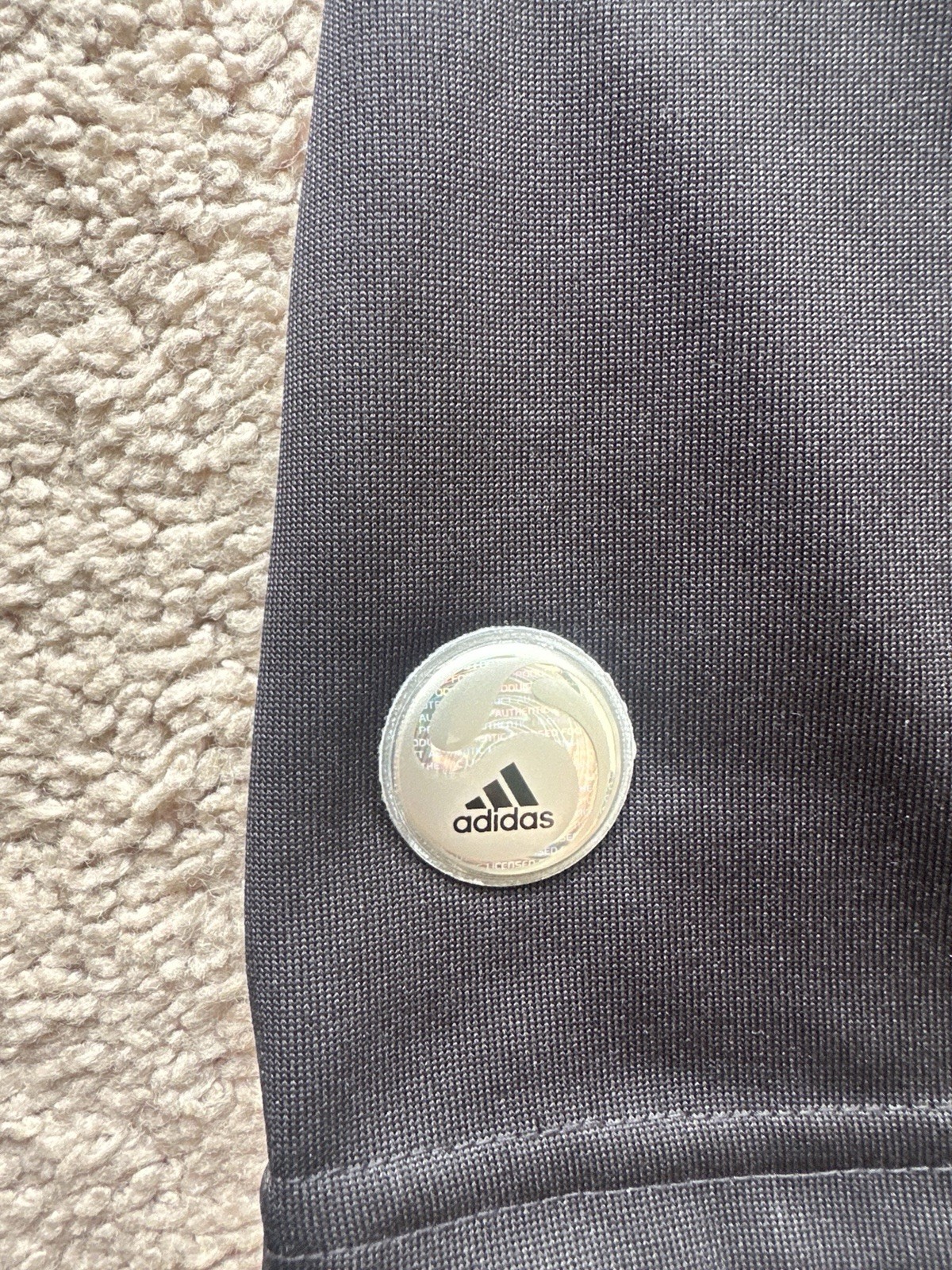 READ NWT Rare Vintage Adidas Real Madrid 2008/09 3rd CL Black Jersey Men’s M