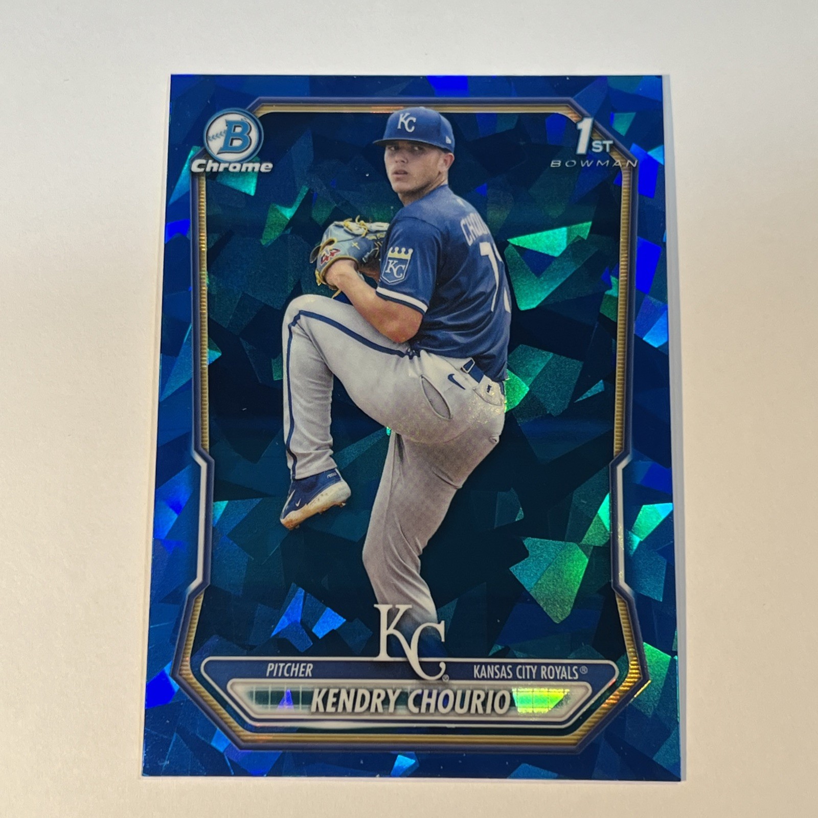 Kendry Chourio 2026 Bowman Chrome 1st Sapphire Edition #bcp-7 RC Royals