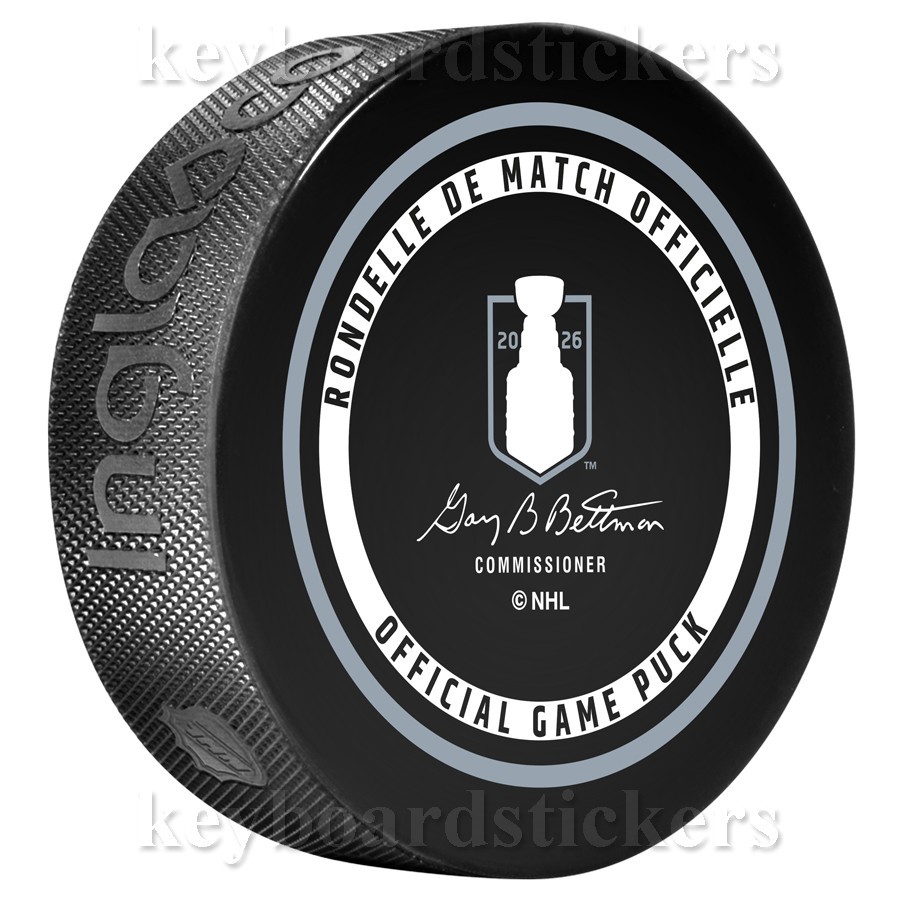 2026 NHL Stanley Cup Final Game Puck Vegas Golden Knights vs Carolina Hurricanes