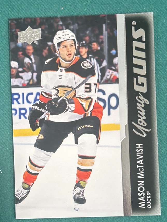 2021-22 Upper Deck Series 2 – Young Guns Mason McTavish #451 (RC)